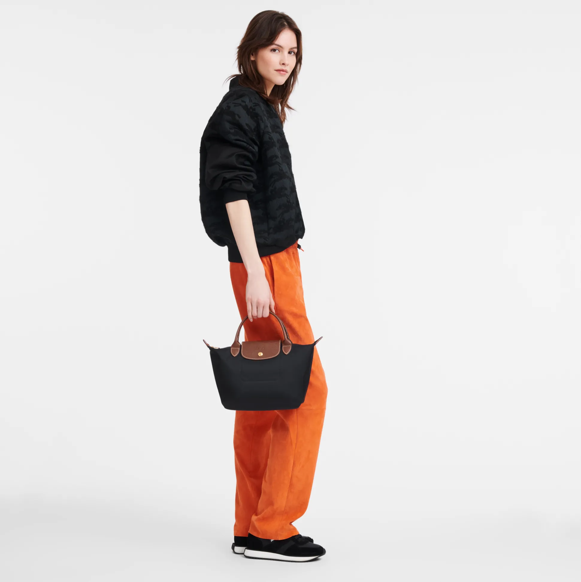 Best Sale Longchamp Borsa con manico S Nero