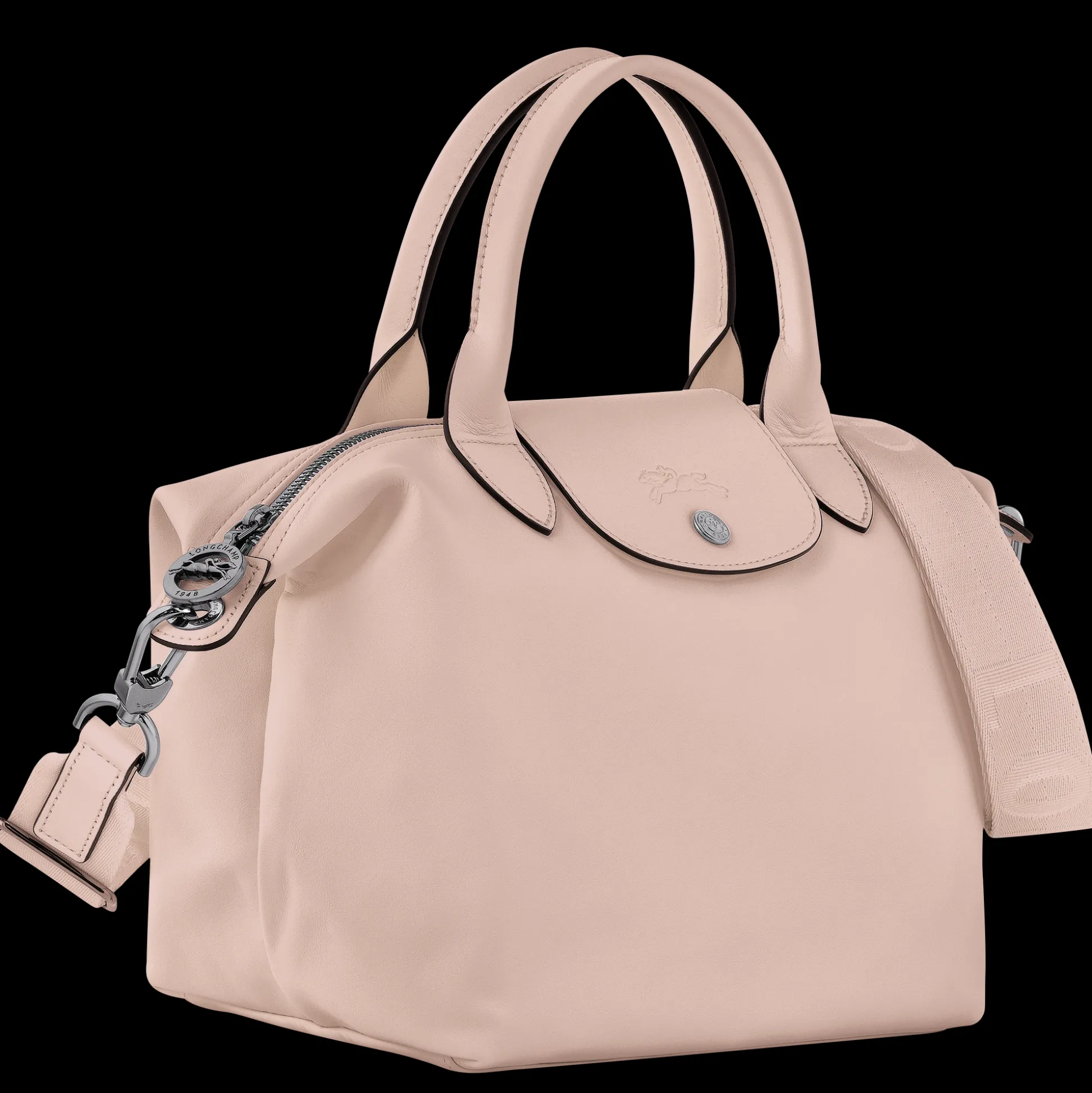 borsa_con_manico_s_2-54.webp Online Longchamp Borsa con manico S BeigePelle