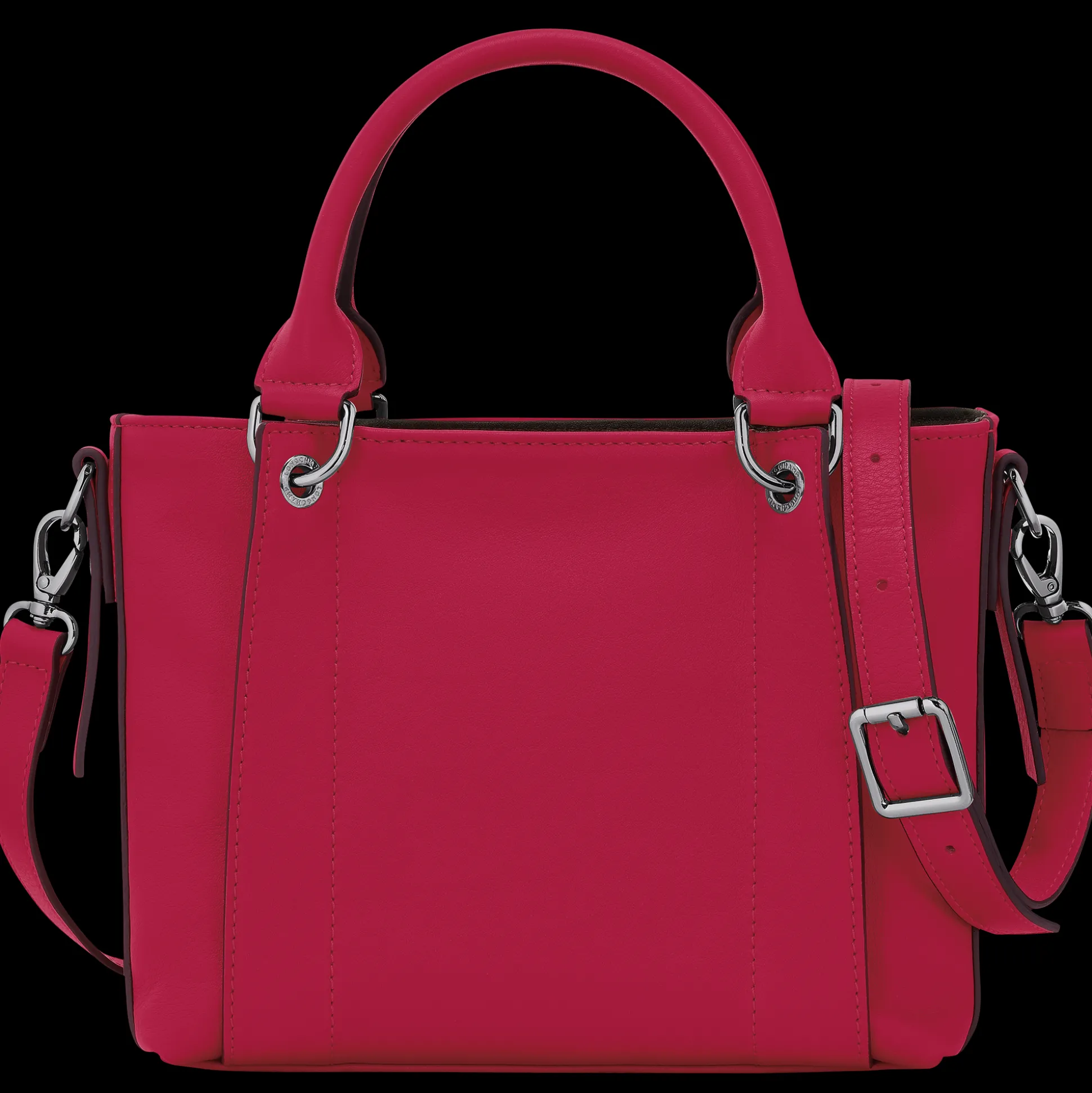 borsa_con_manico_s_3-4.webp Hot Longchamp Borsa con manico S Magenta