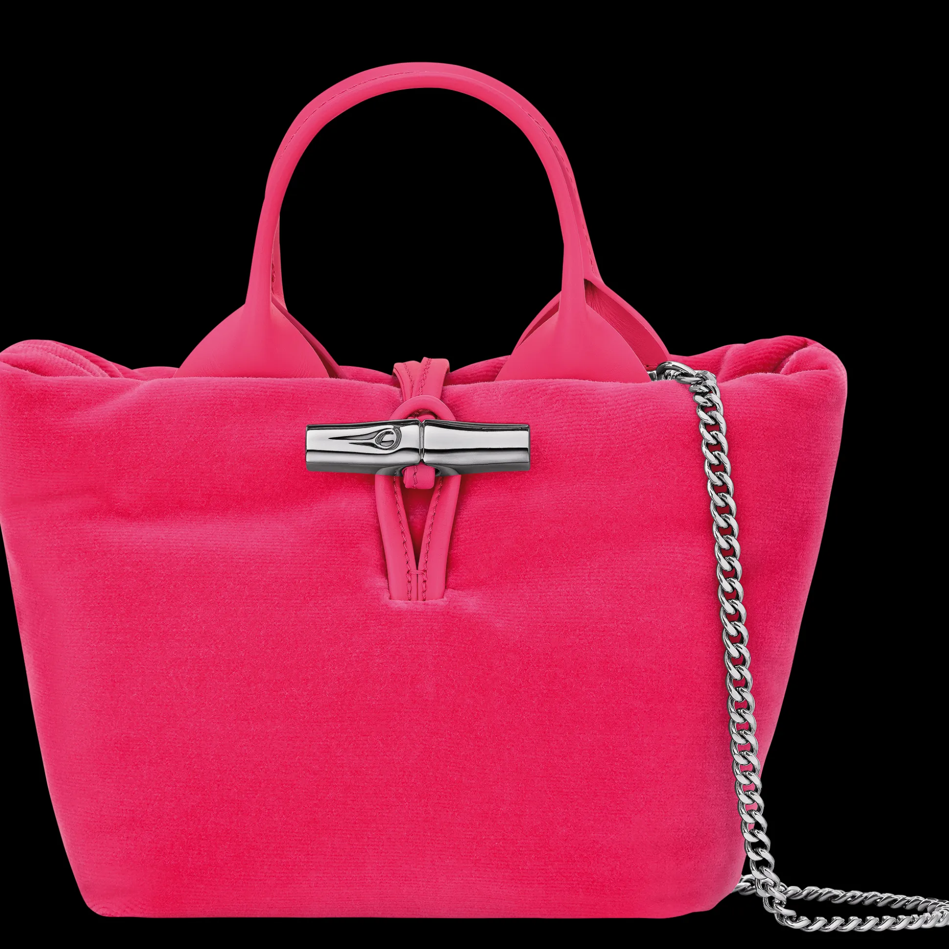 Outlet Longchamp Borsa con manico XS Rosa