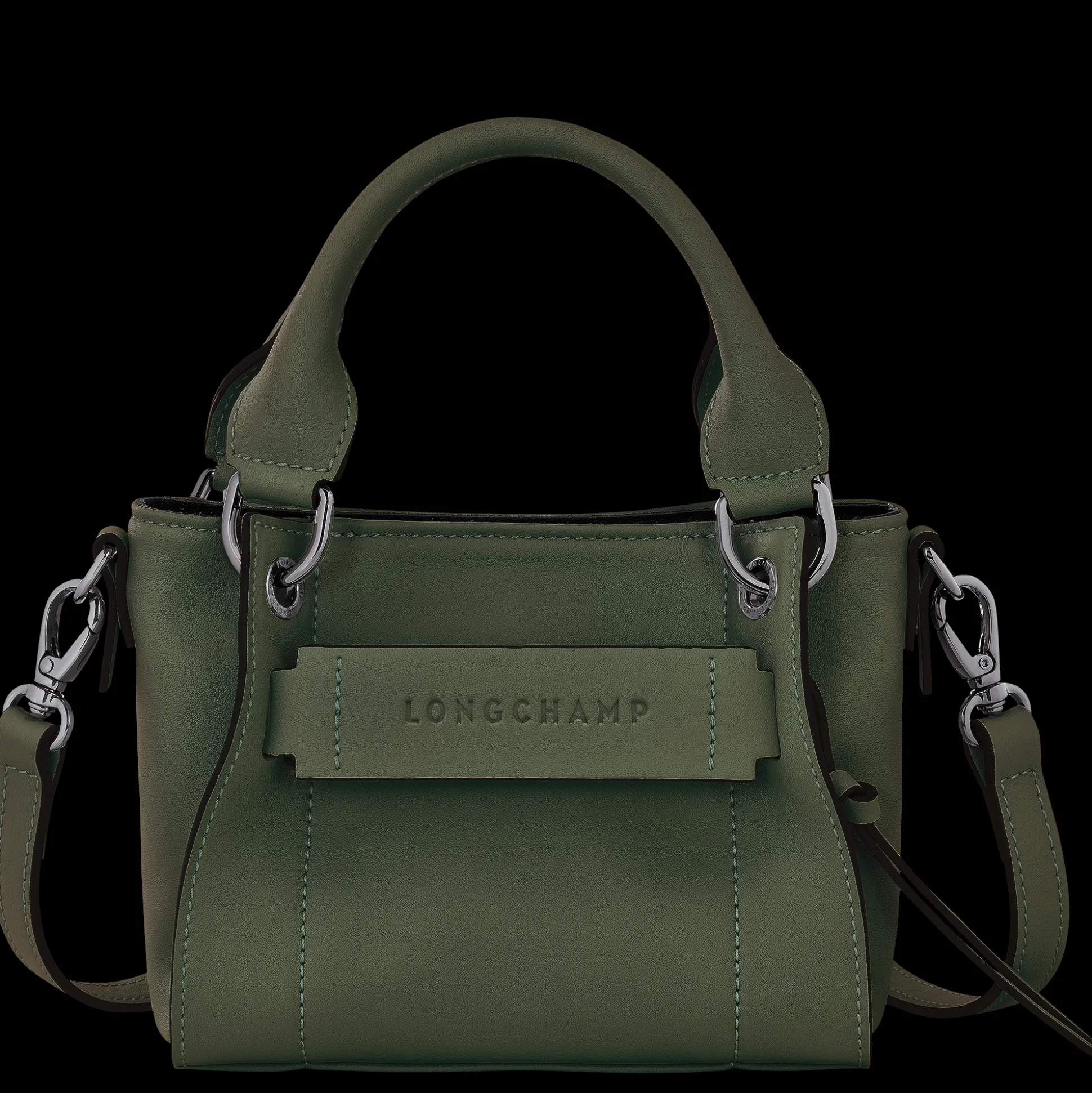 Outlet Longchamp Borsa con manico XS Kaki
