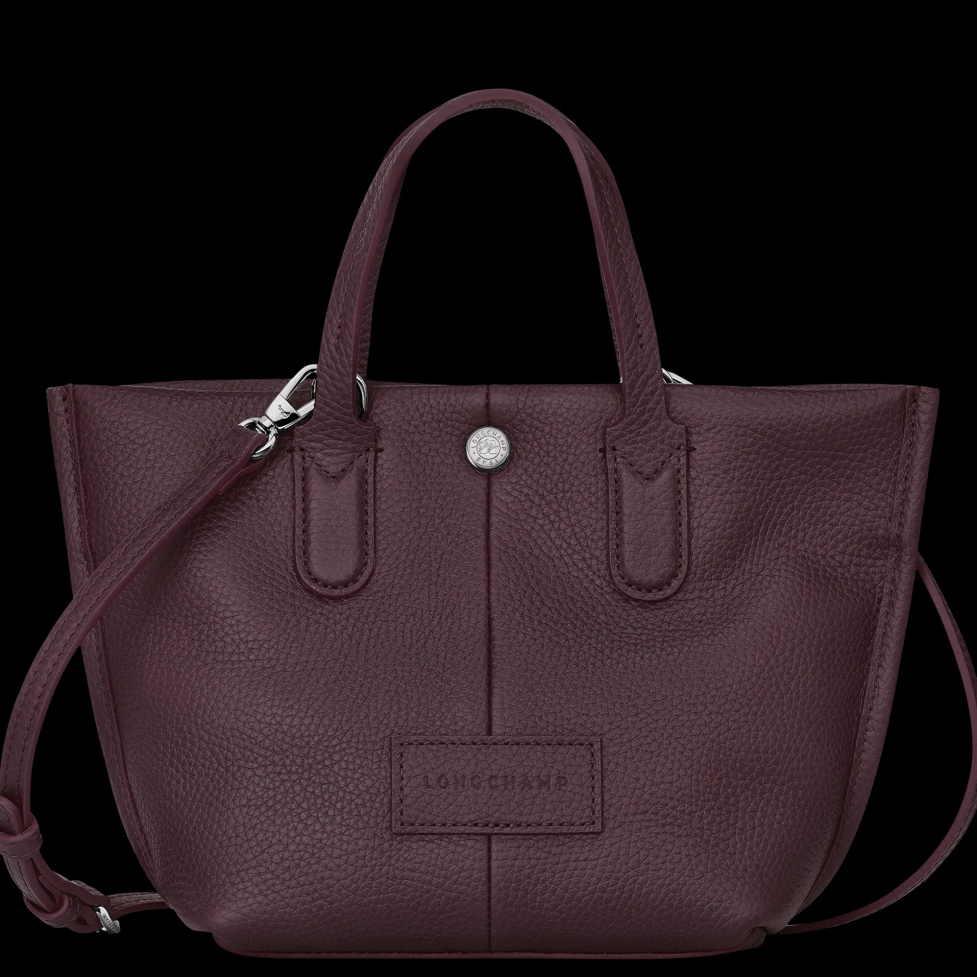 Online Longchamp Borsa con manico XS Melanzana