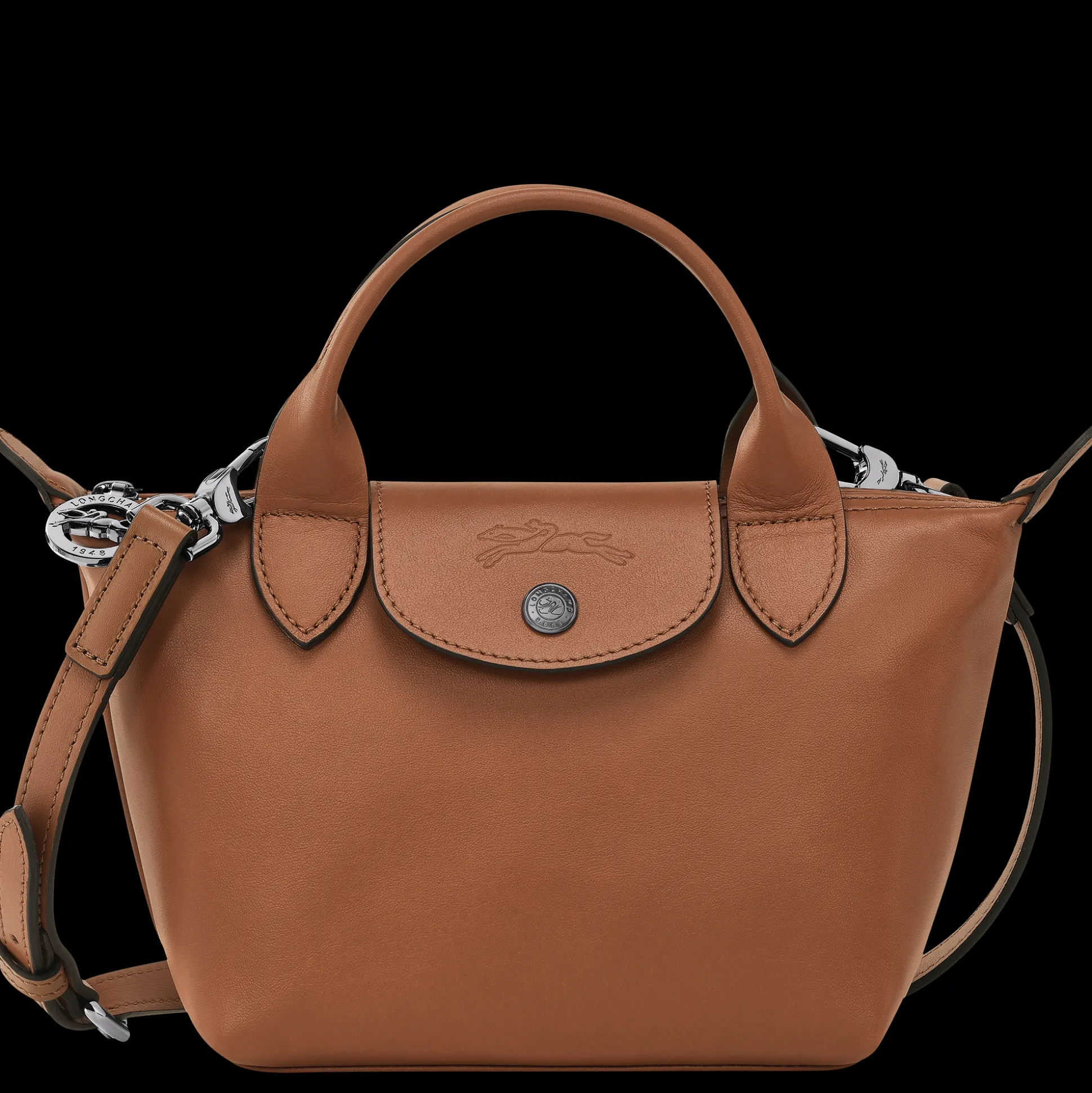 Best Longchamp Borsa con manico XS Cognac
