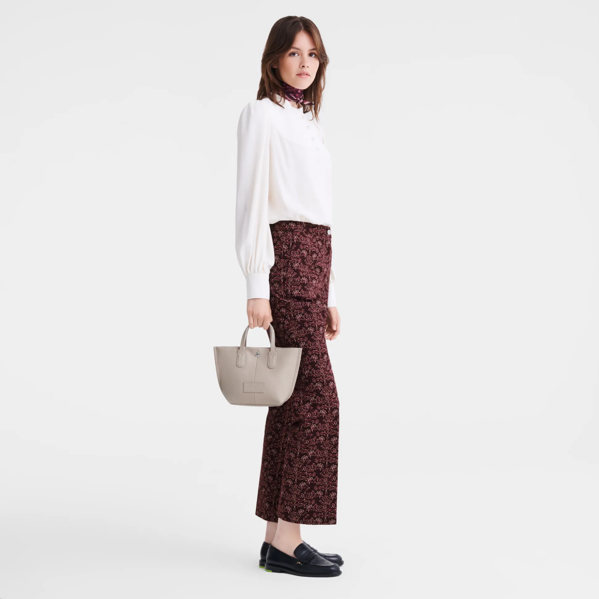 Cheap Longchamp Borsa con manico XS Argilla