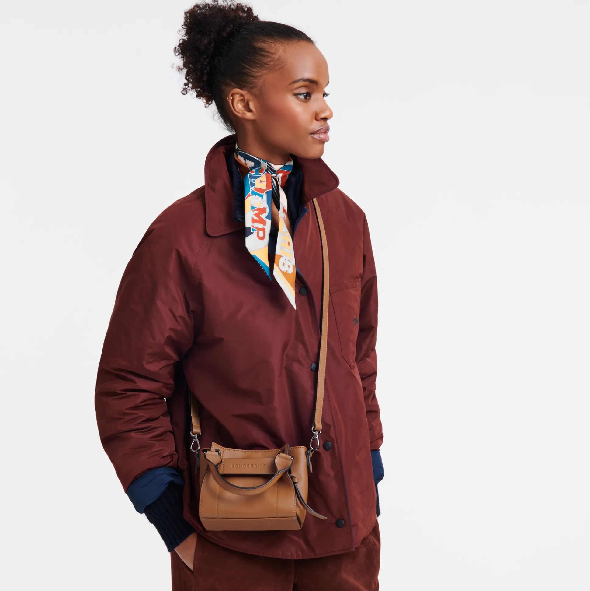 New Longchamp Borsa con manico XS Naturale