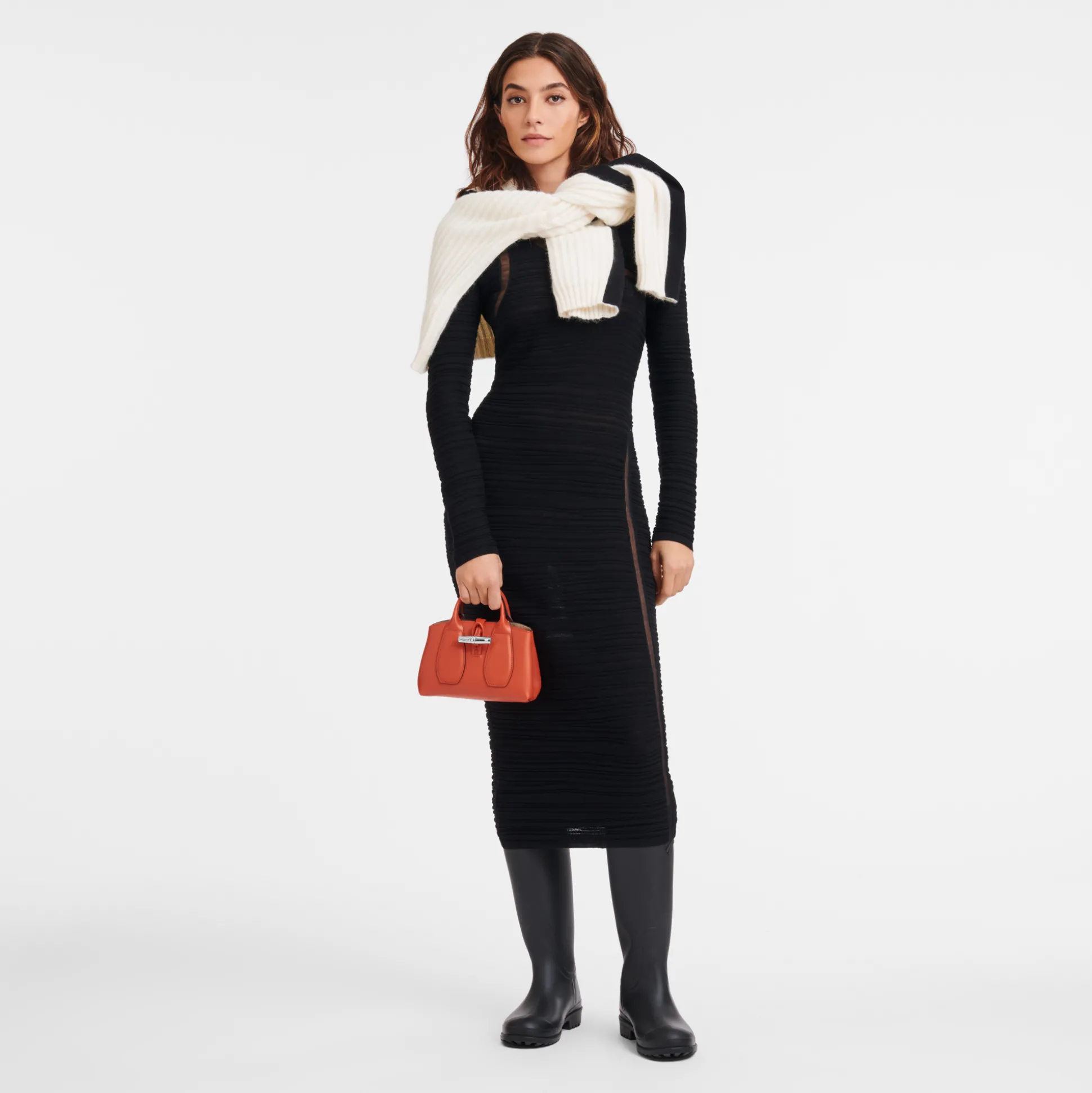 Sale Longchamp Borsa con manico XS Paprica