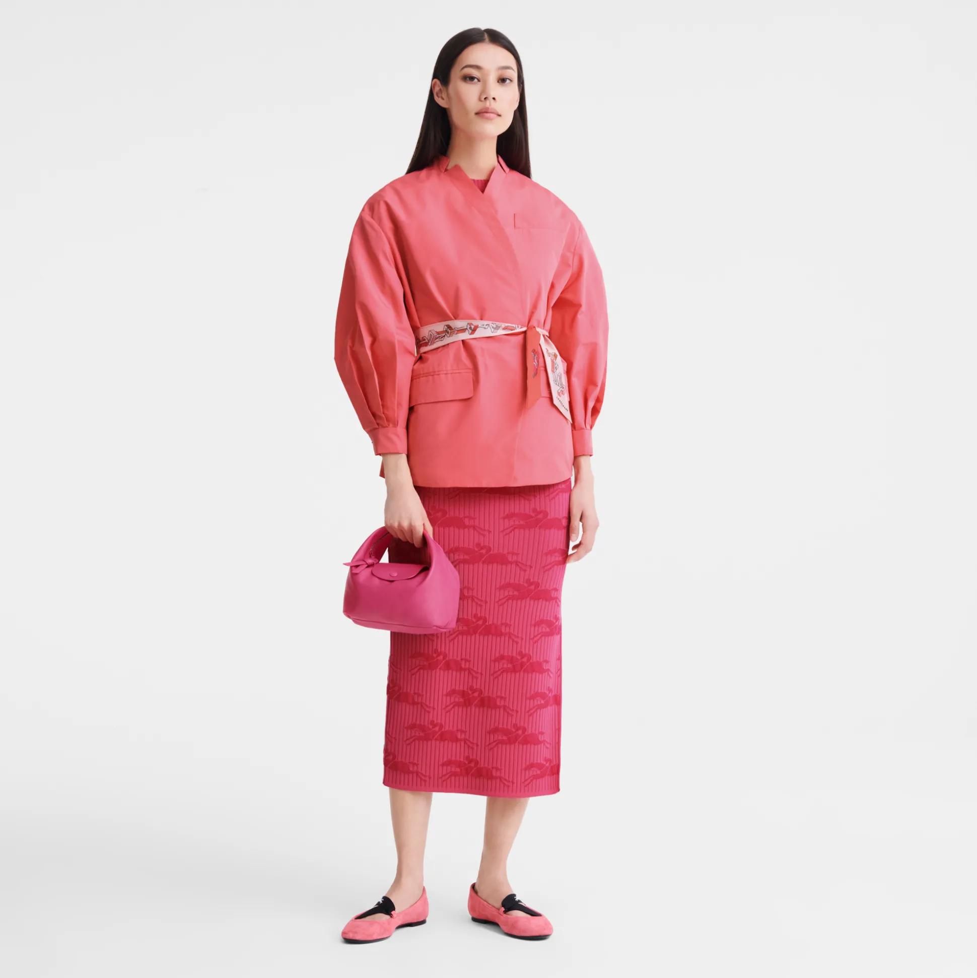 Shop Longchamp Borsa con manico XS Rosa