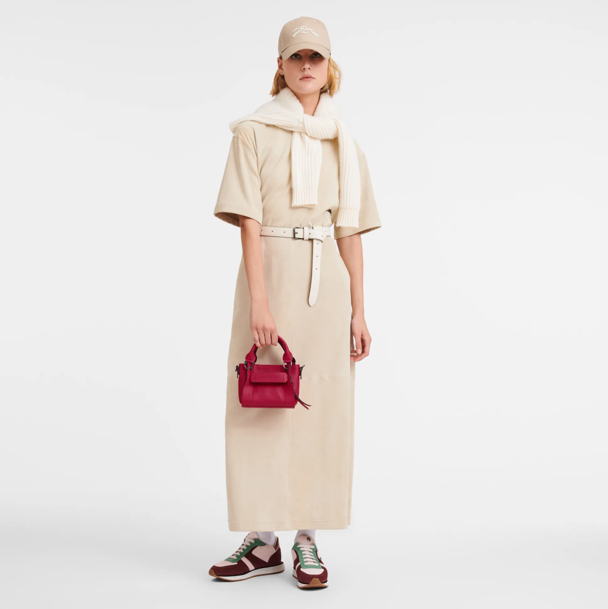 Clearance Longchamp Borsa con manico XS Magenta