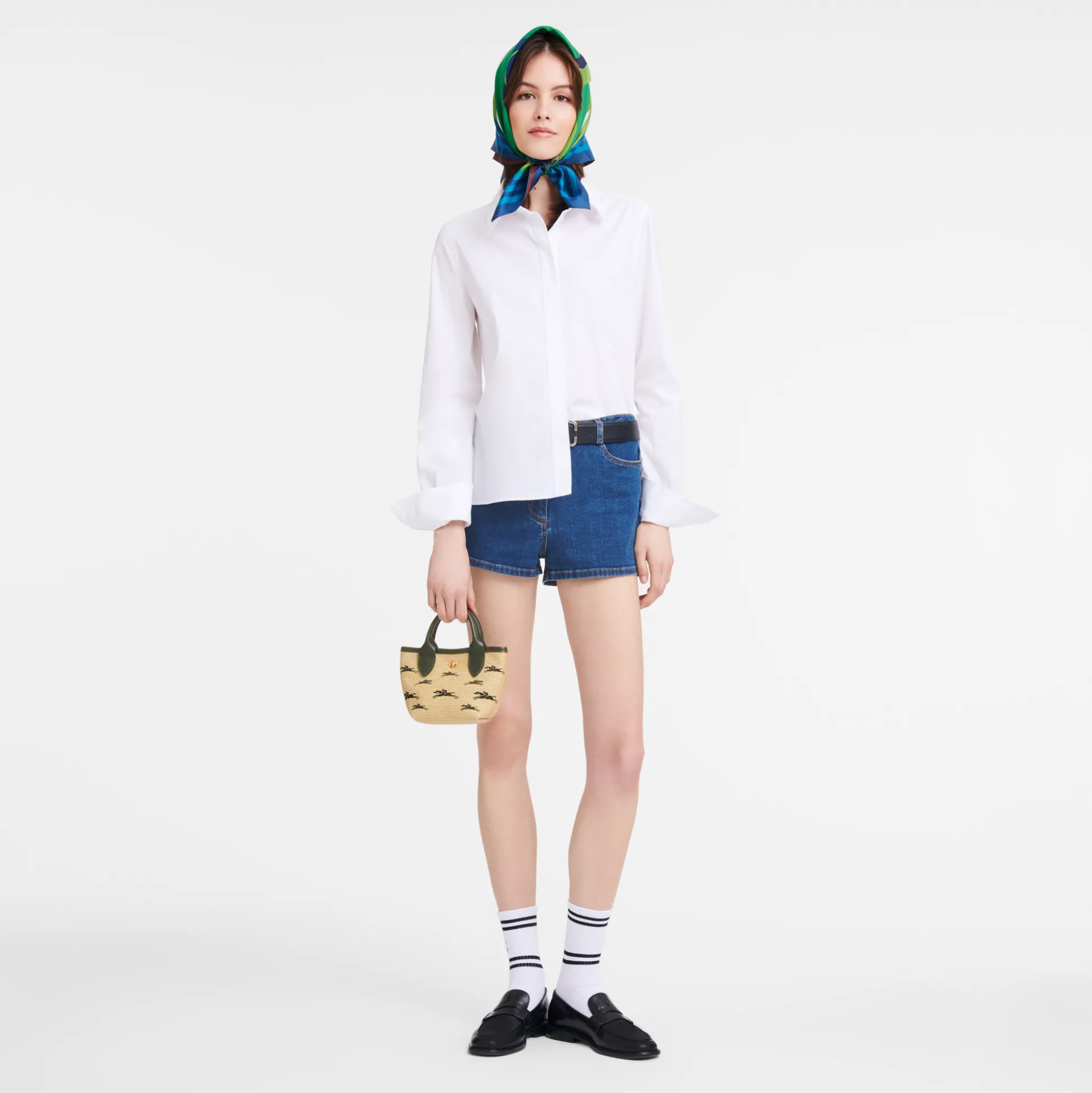 New Longchamp Borsa con manico XS Kaki