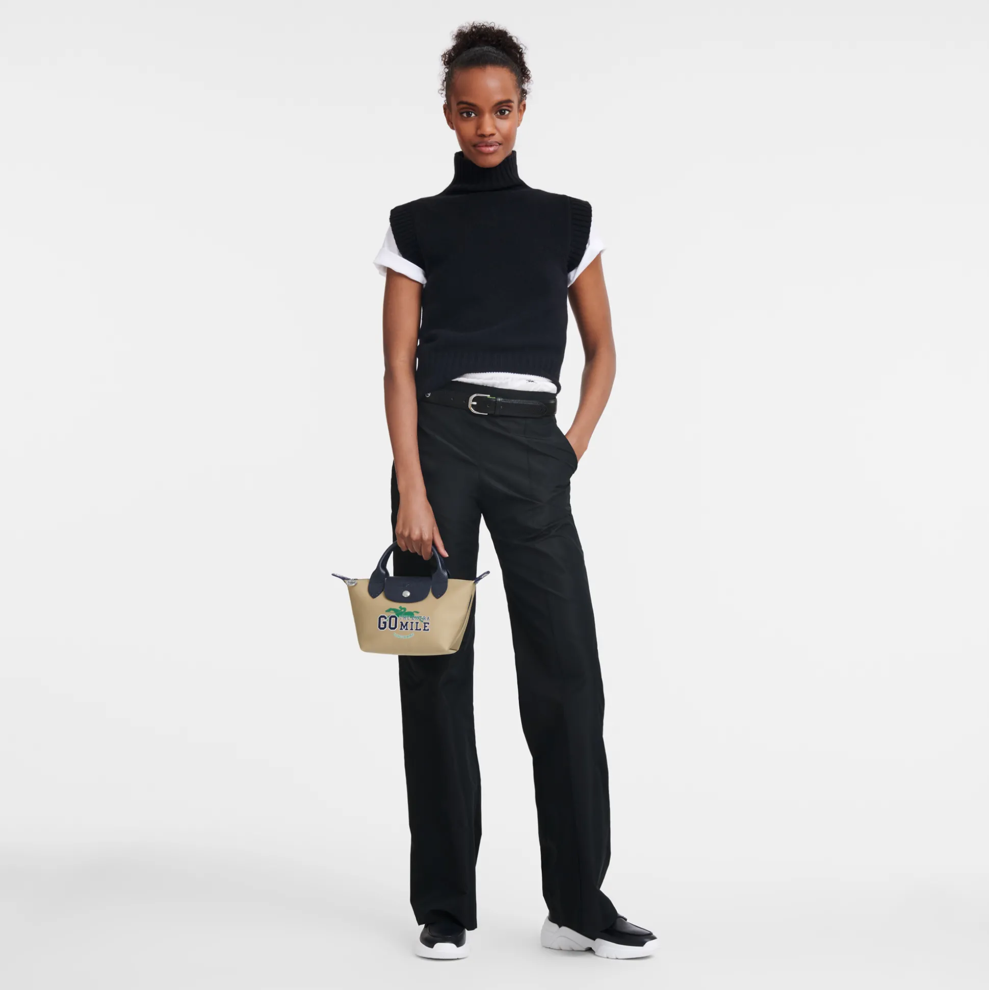 Fashion Longchamp Borsa con manico XS Beige