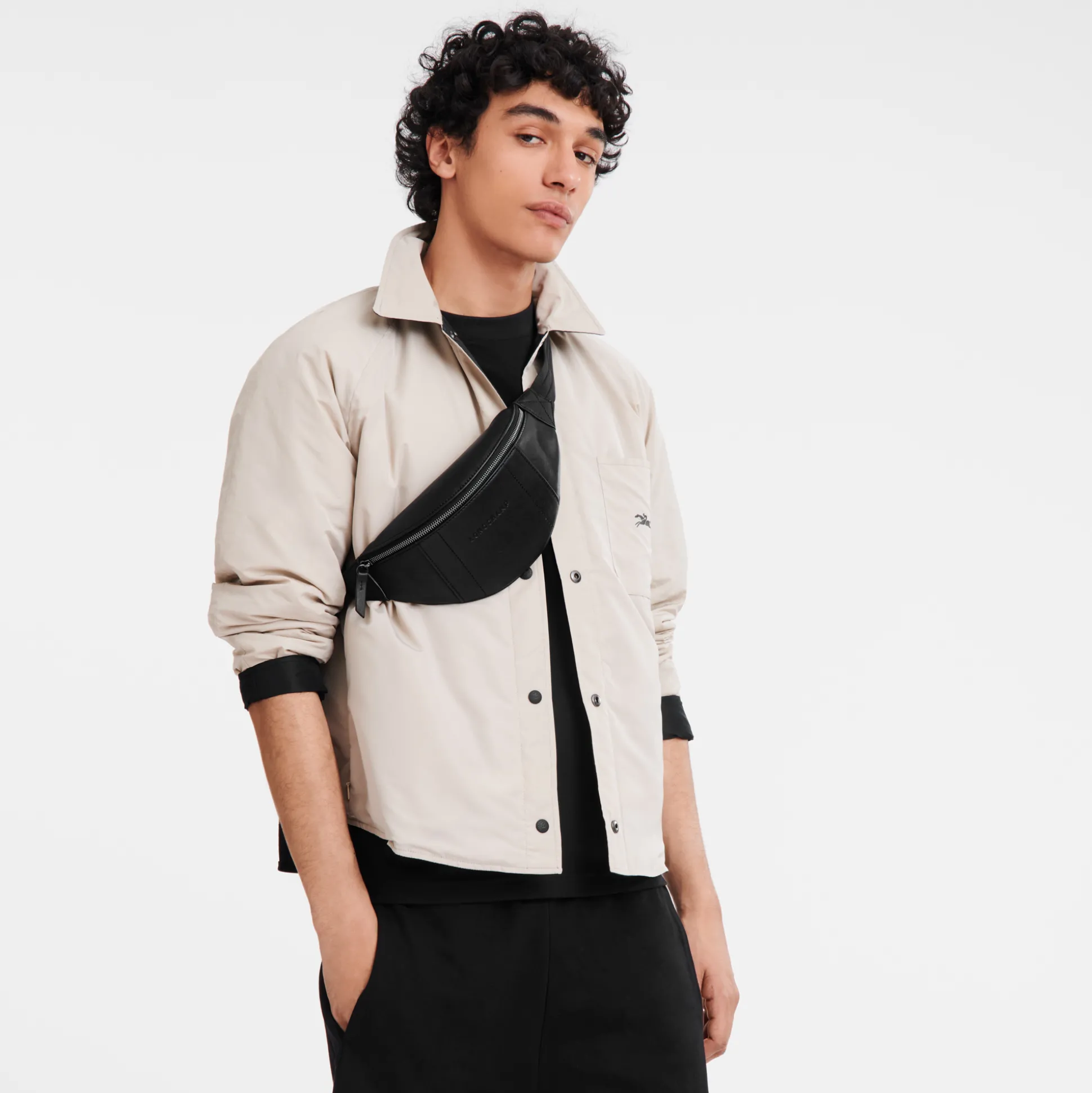 Sale Longchamp Borsa da cintura S Nero