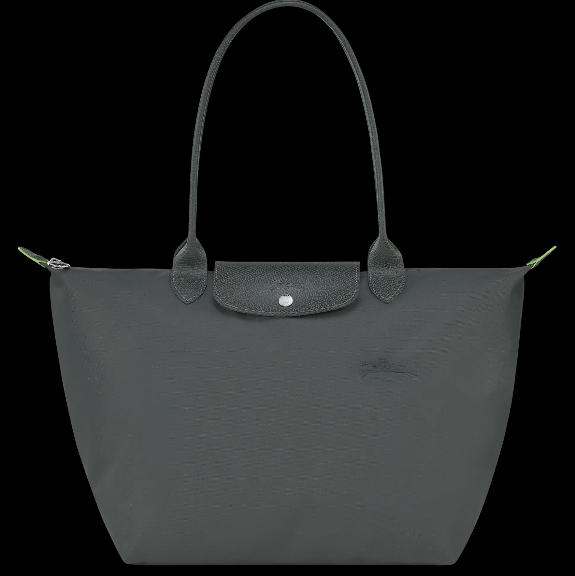Cheap Longchamp Borsa da spalla L Grafite