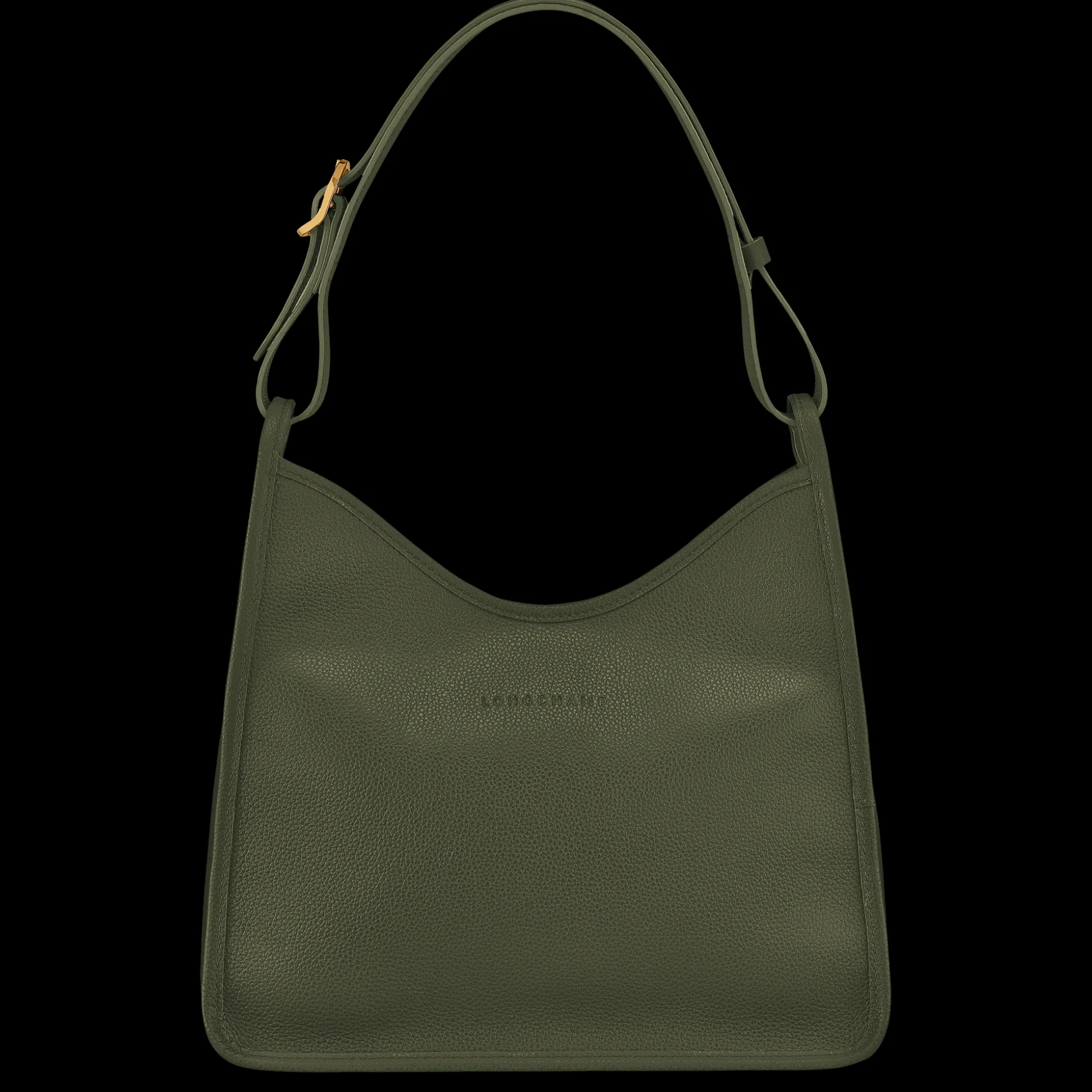 Cheap Longchamp Borsa da spalla M Kaki