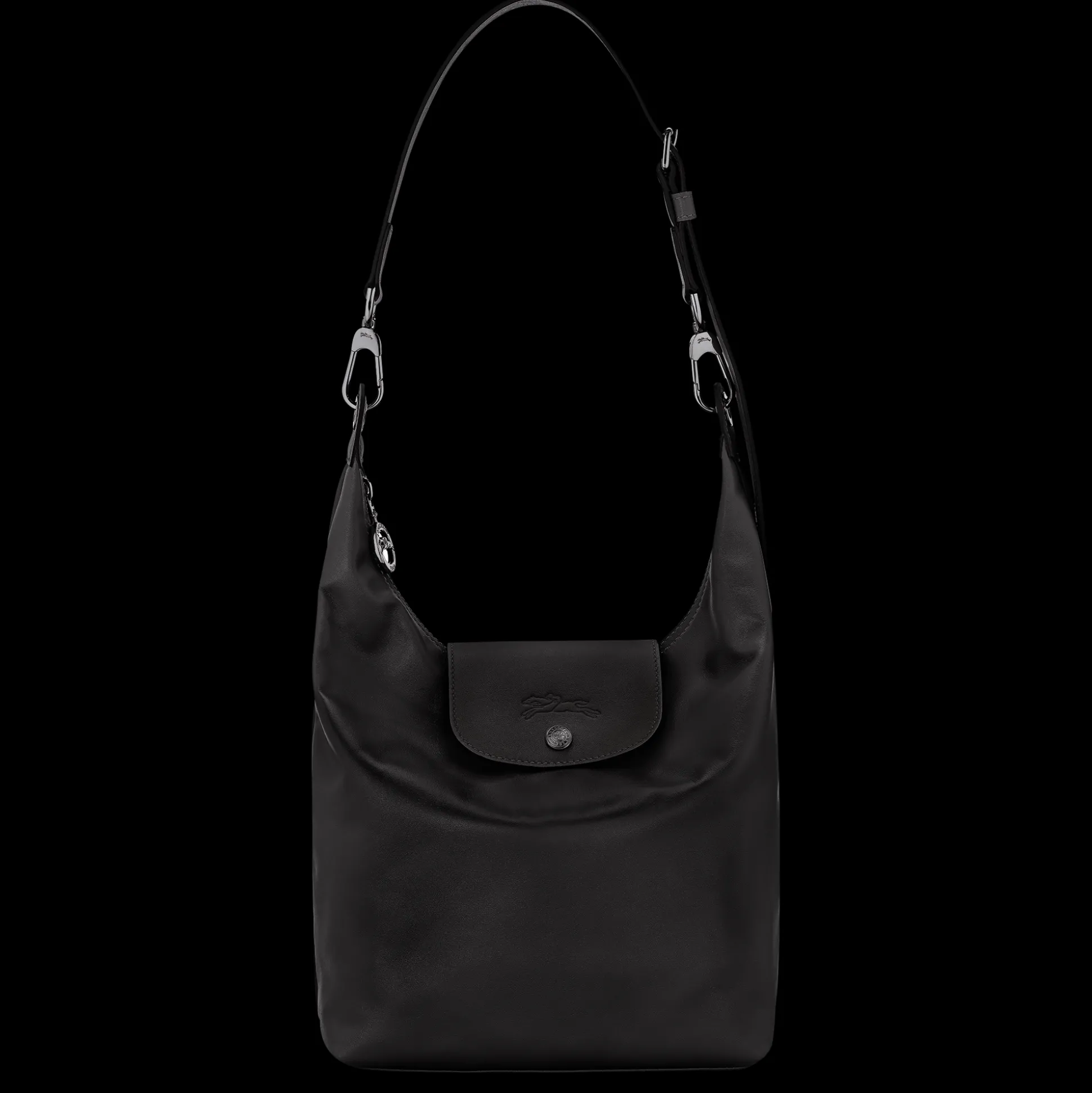 Sale Longchamp Borsa da spalla M Nero