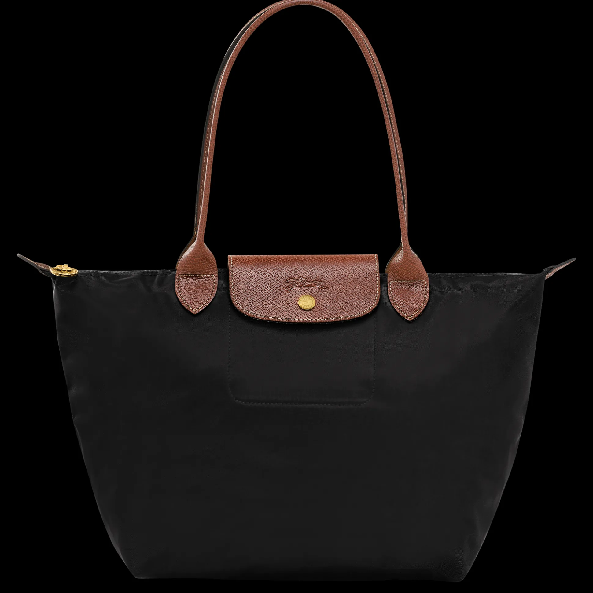 Discount Longchamp Borsa da spalla M Nero