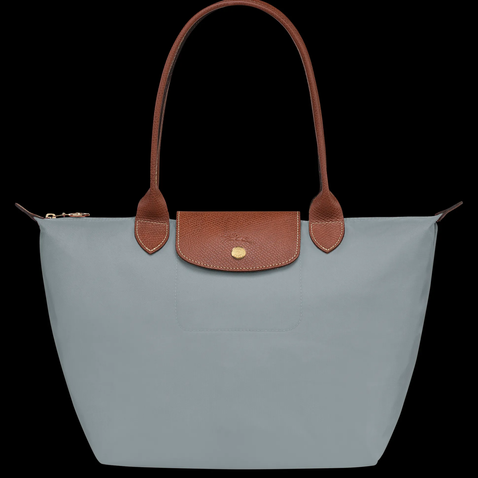 Shop Longchamp Borsa da spalla M Acciaio