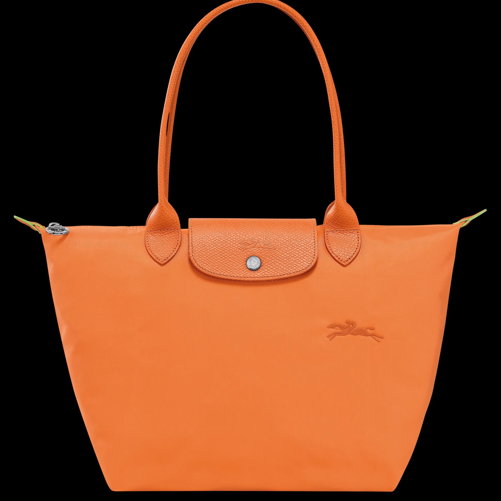 Online Longchamp Borsa da spalla M Arancio