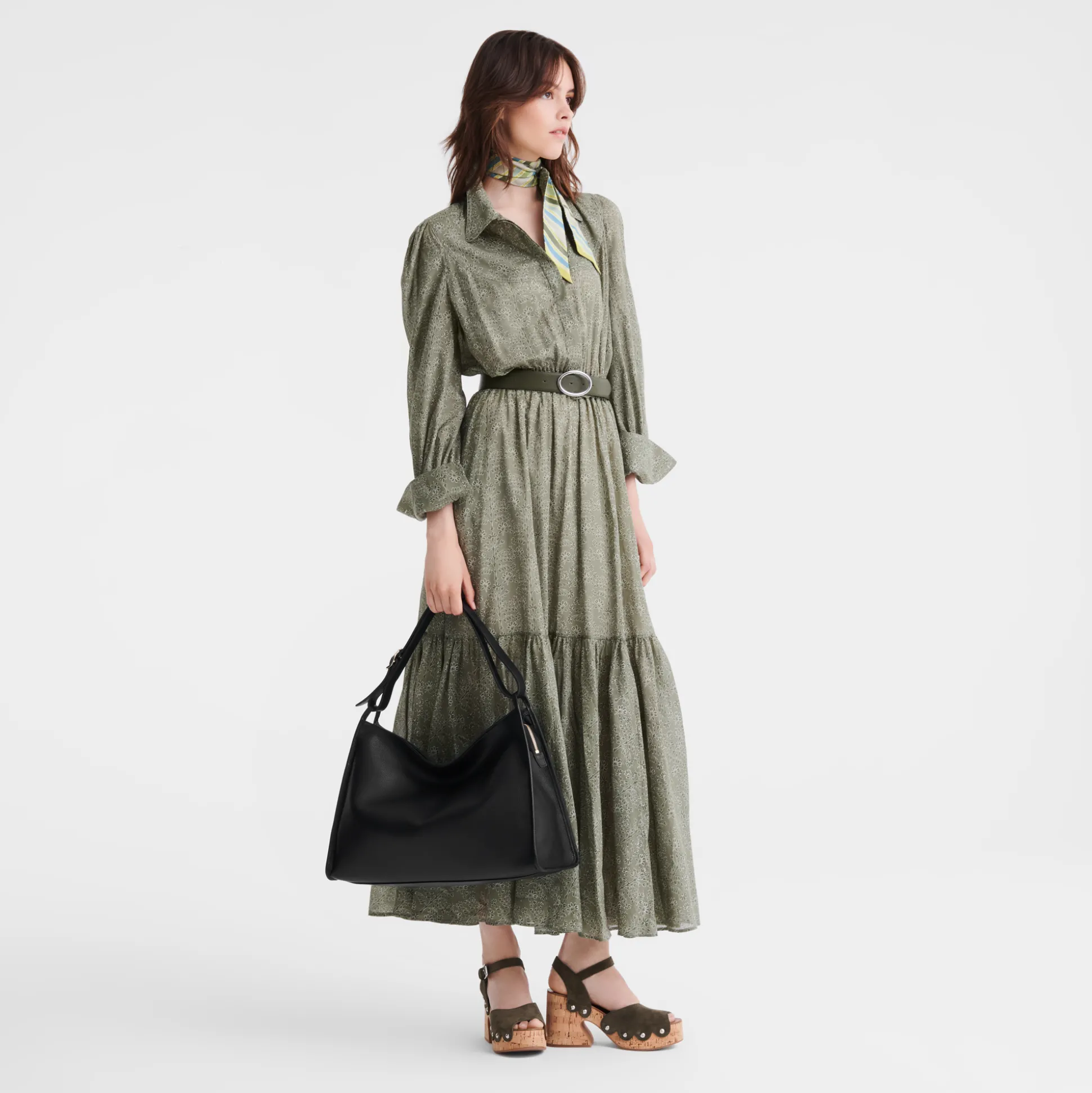 Outlet Longchamp Borsa da spalla XL Nero