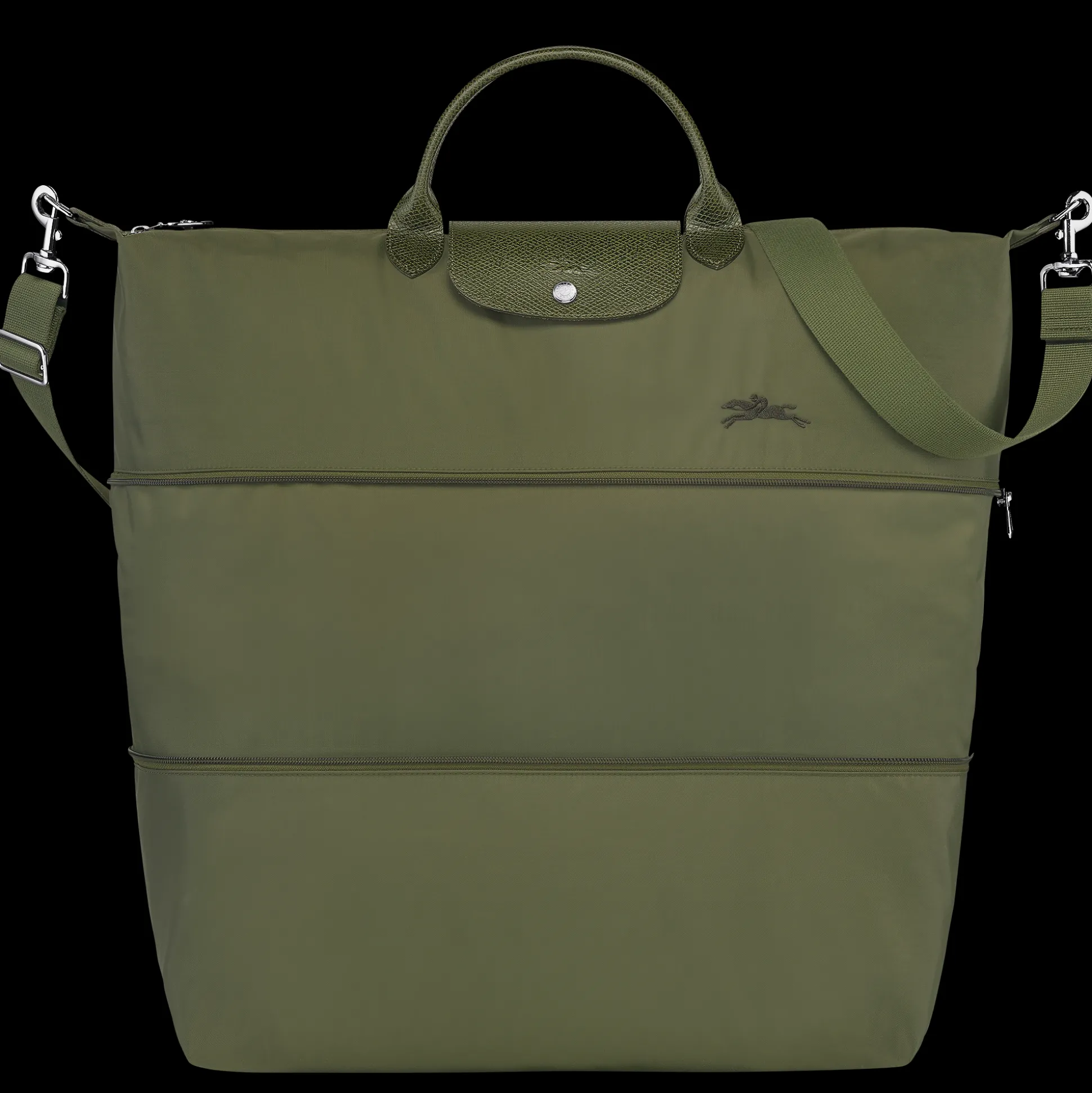 Cheap Longchamp Borsa da viaggio espandibile VerdeForesta