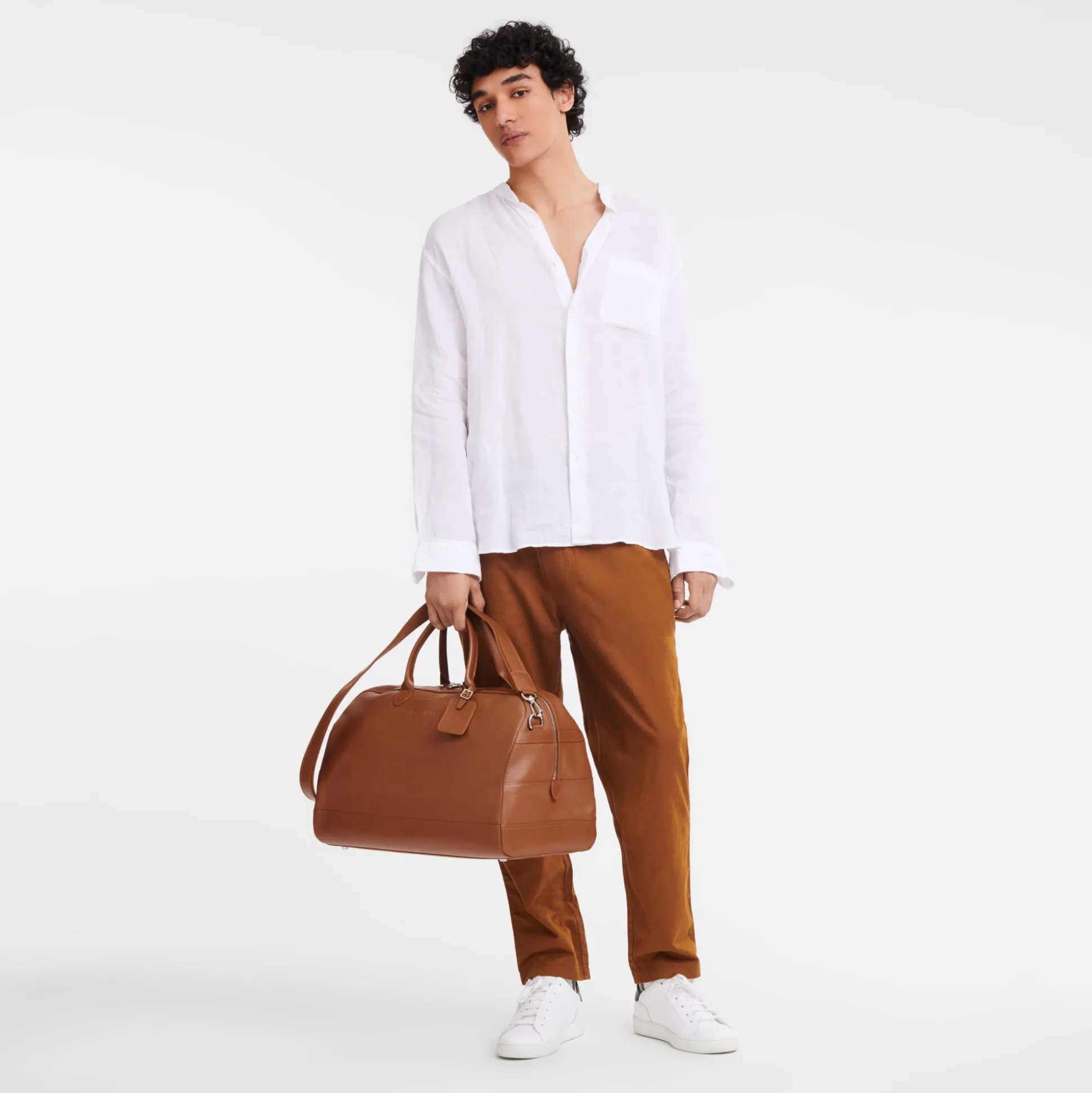 Fashion Longchamp Borsa da viaggio L Caramello