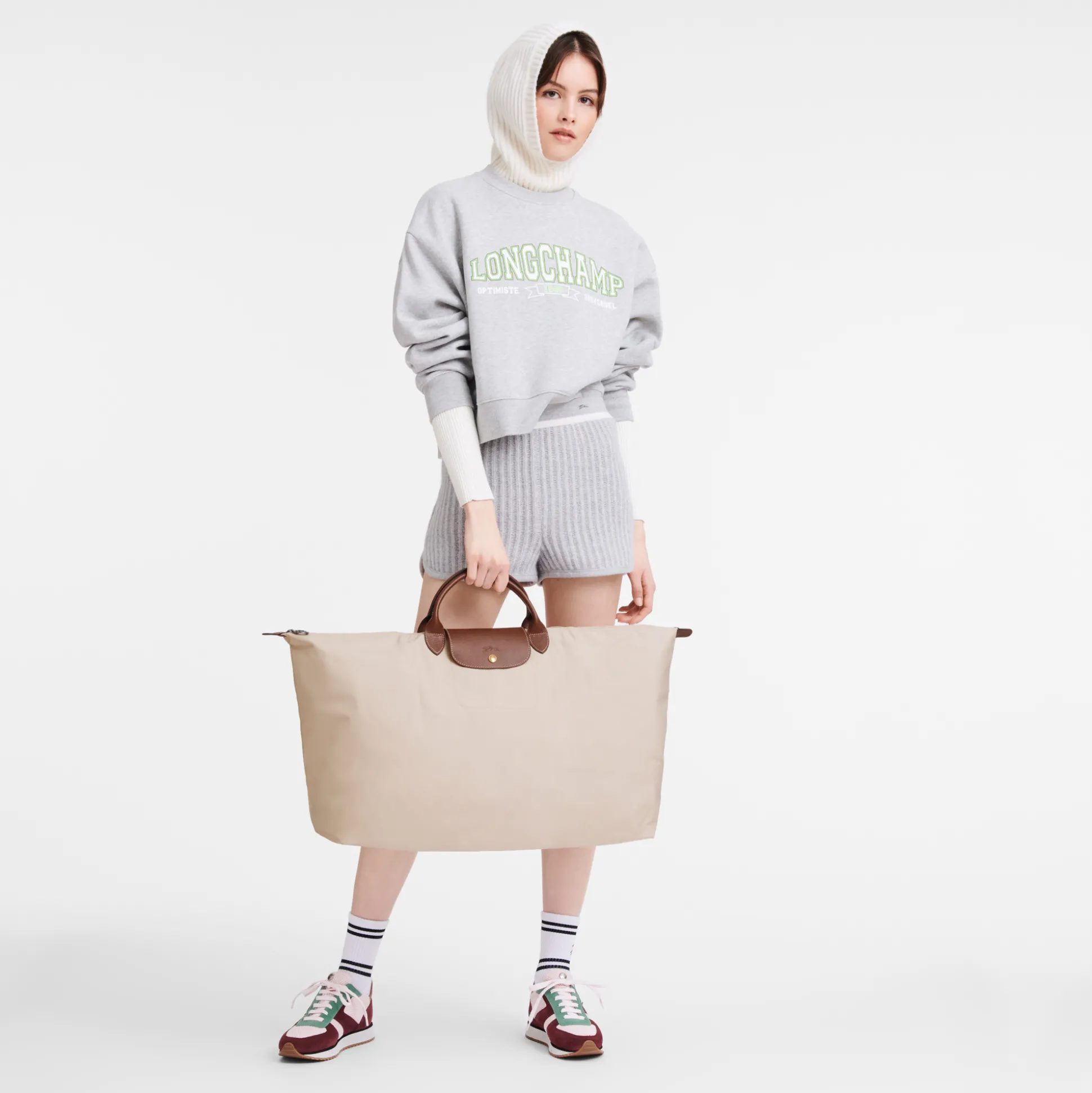 Shop Longchamp Borsa da viaggio XL Carta