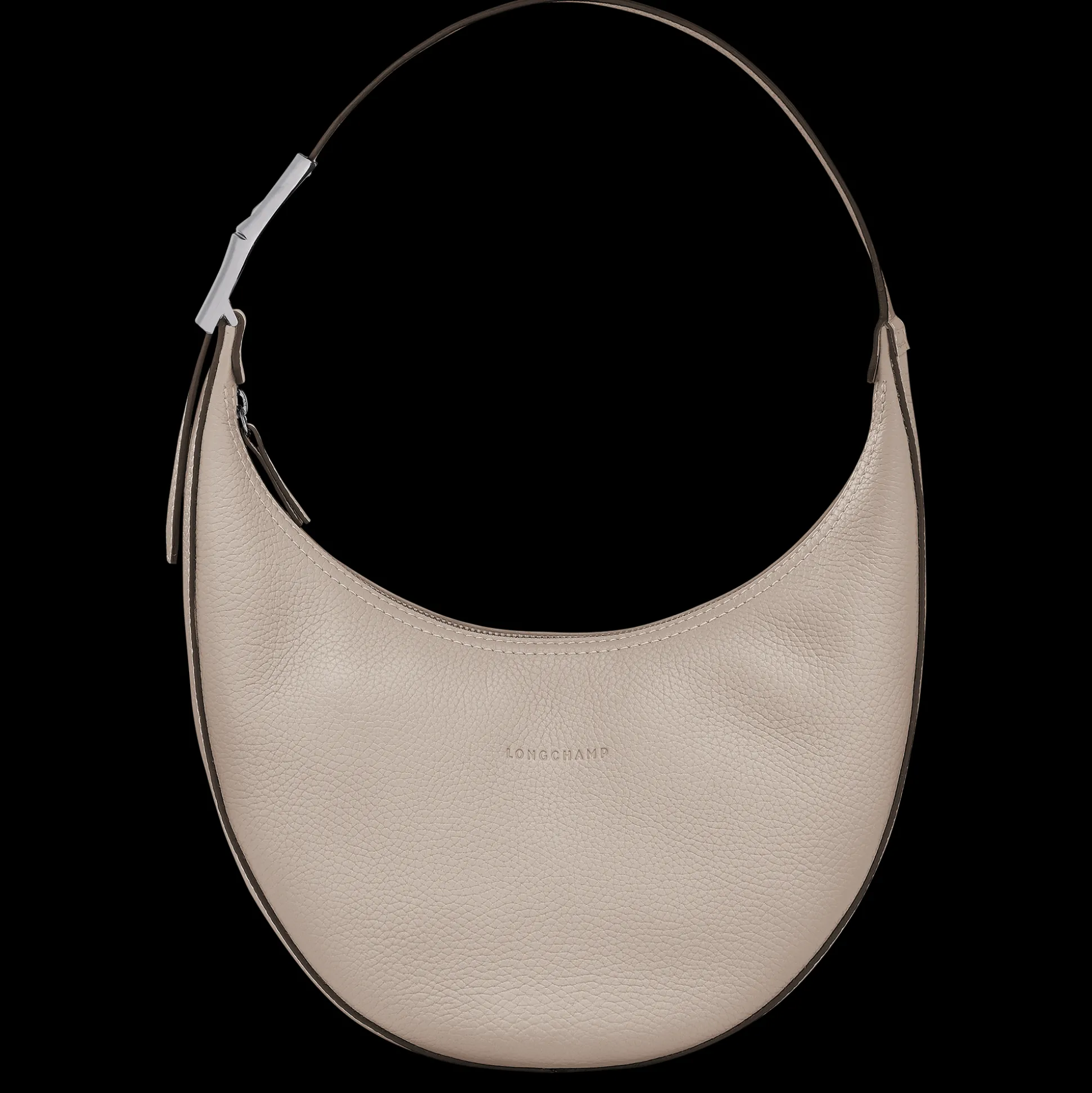 Shop Longchamp Borsa hobo M Argilla