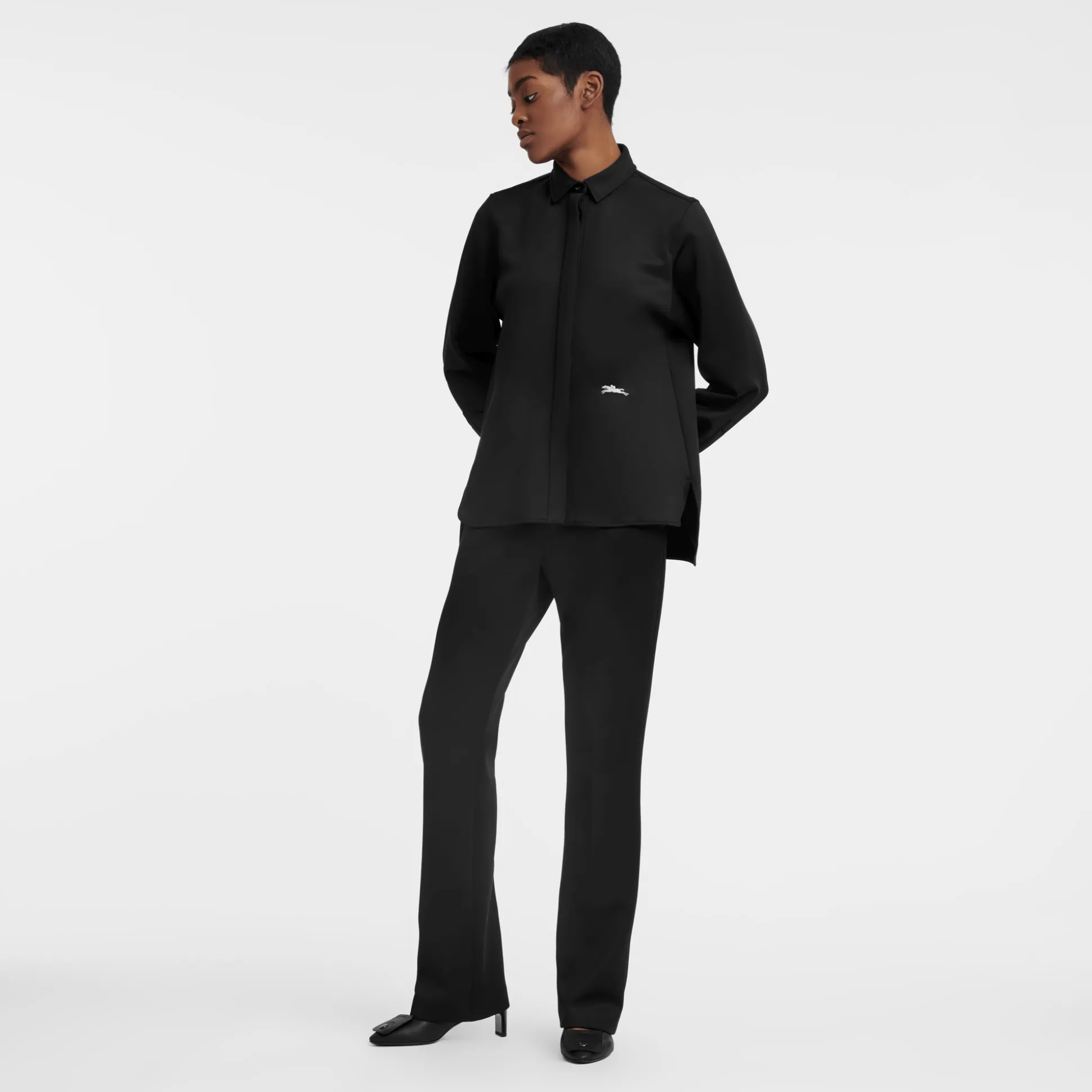 Cheap Longchamp Camicia Nero