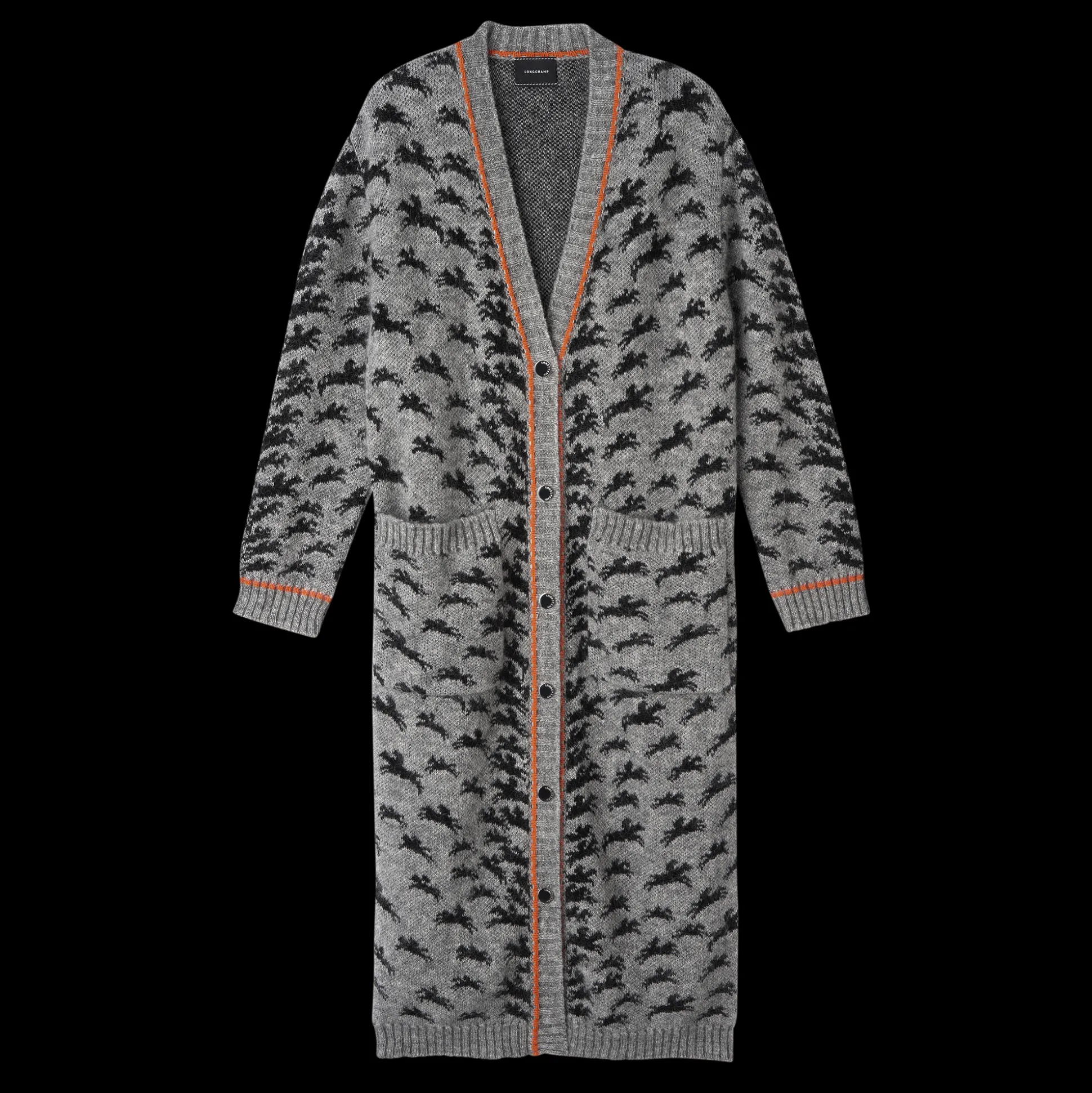 Hot Longchamp Cardigan lungo Grigio