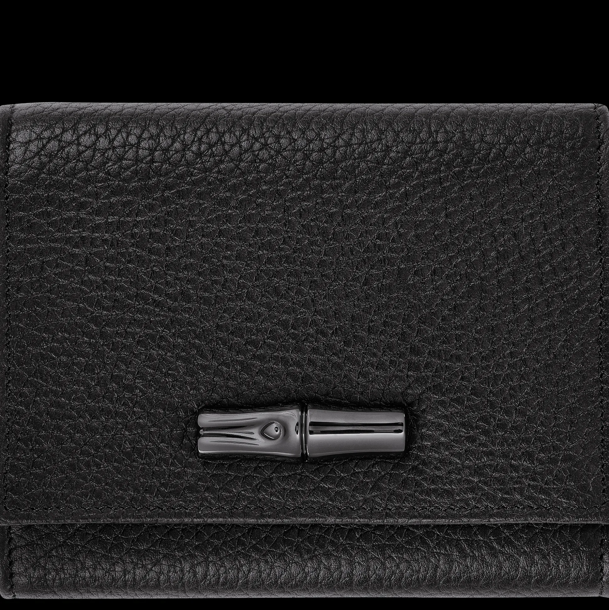 Cheap Longchamp Cartera compacta Nero