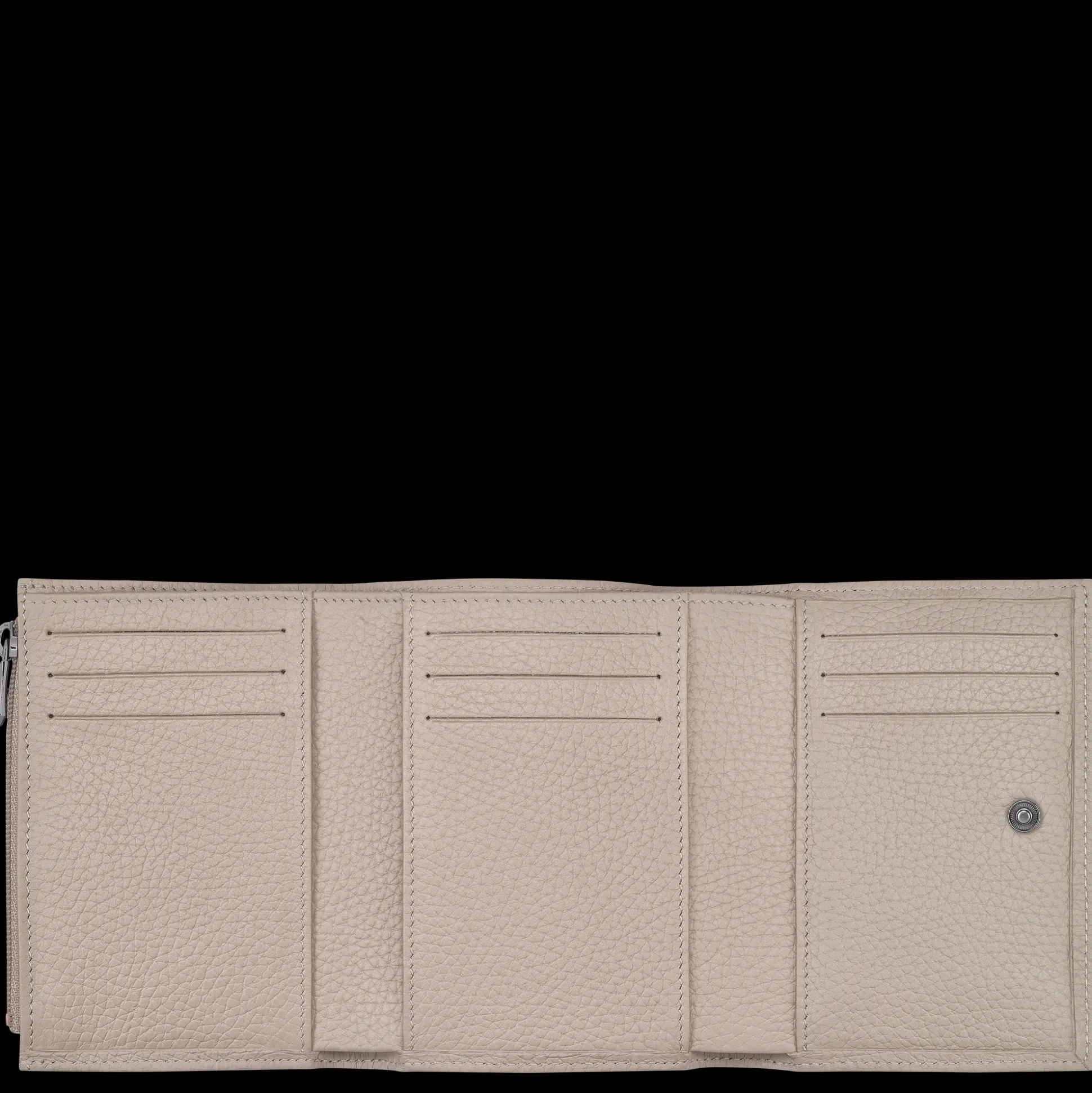 Clearance Longchamp Cartera compacta Le Roseau Essential Pelle - Argilla