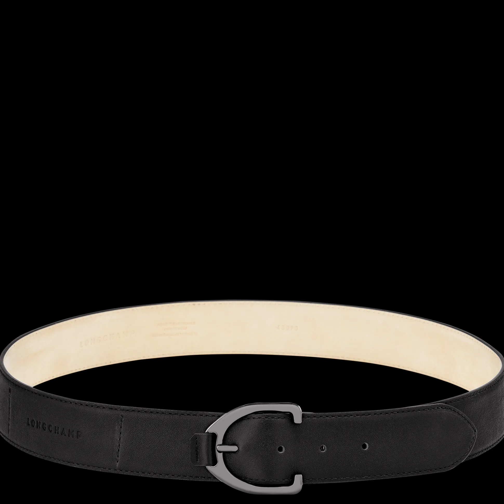 Sale Longchamp Cintura da donna Nero