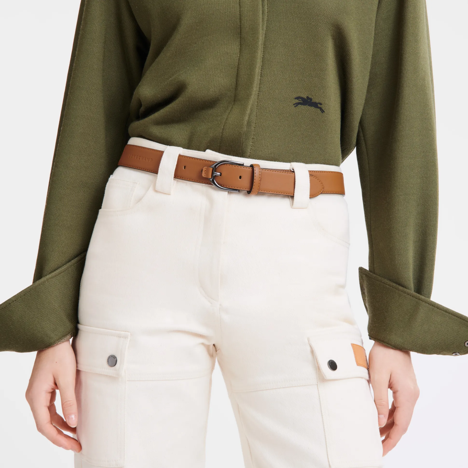 New Longchamp Cintura da donna Naturale