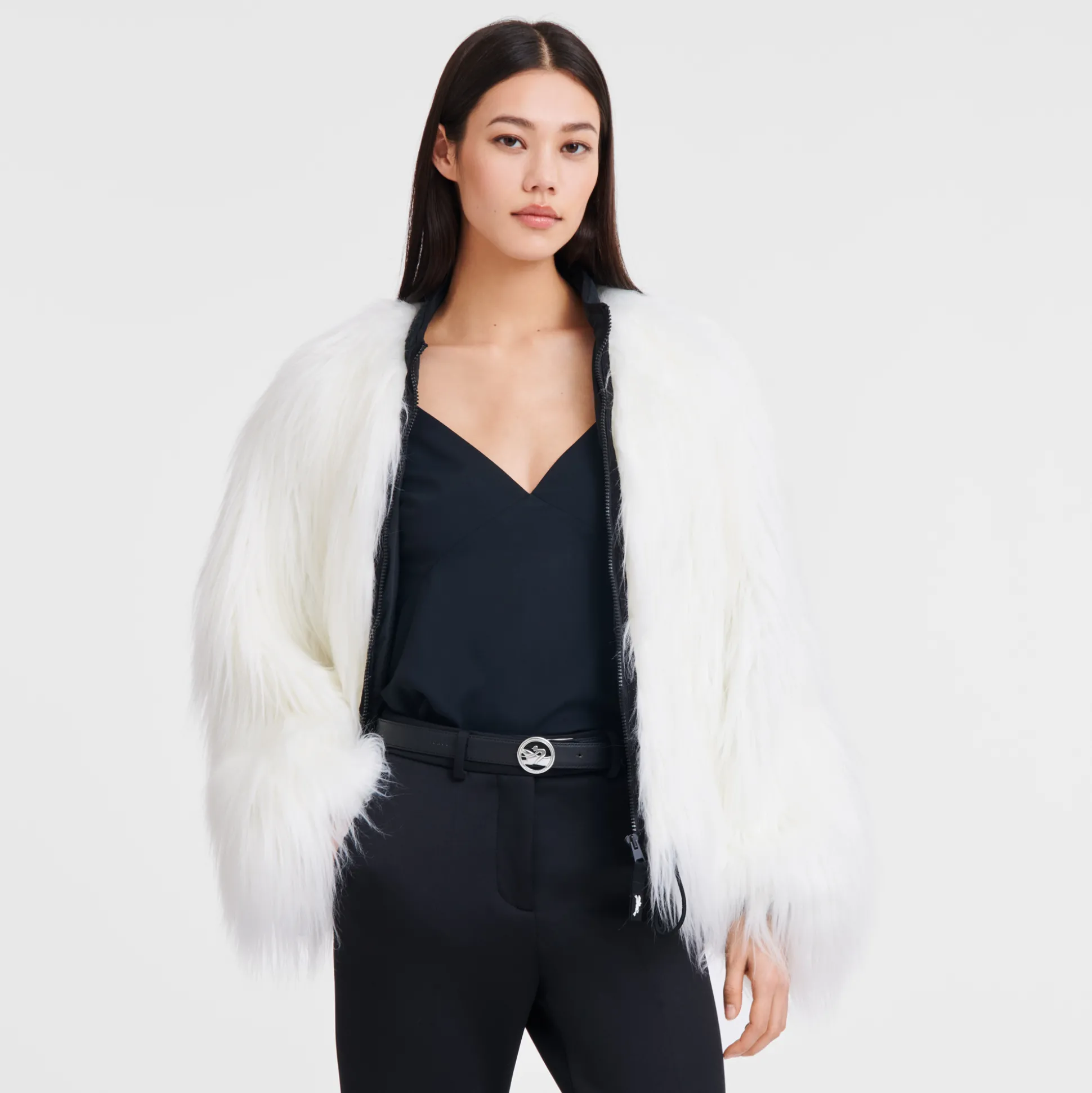 Cheap Longchamp Cintura da donna Nero