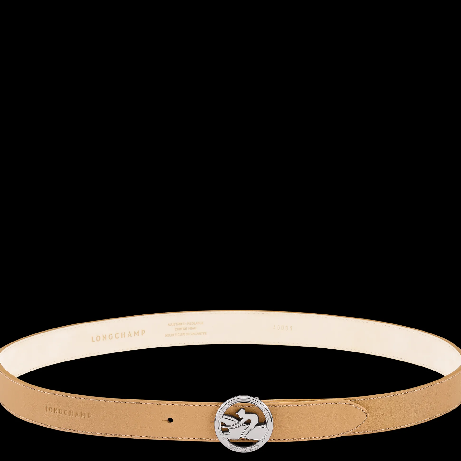 Best Sale Longchamp Cintura da donna La Médaille Pelle - Seme