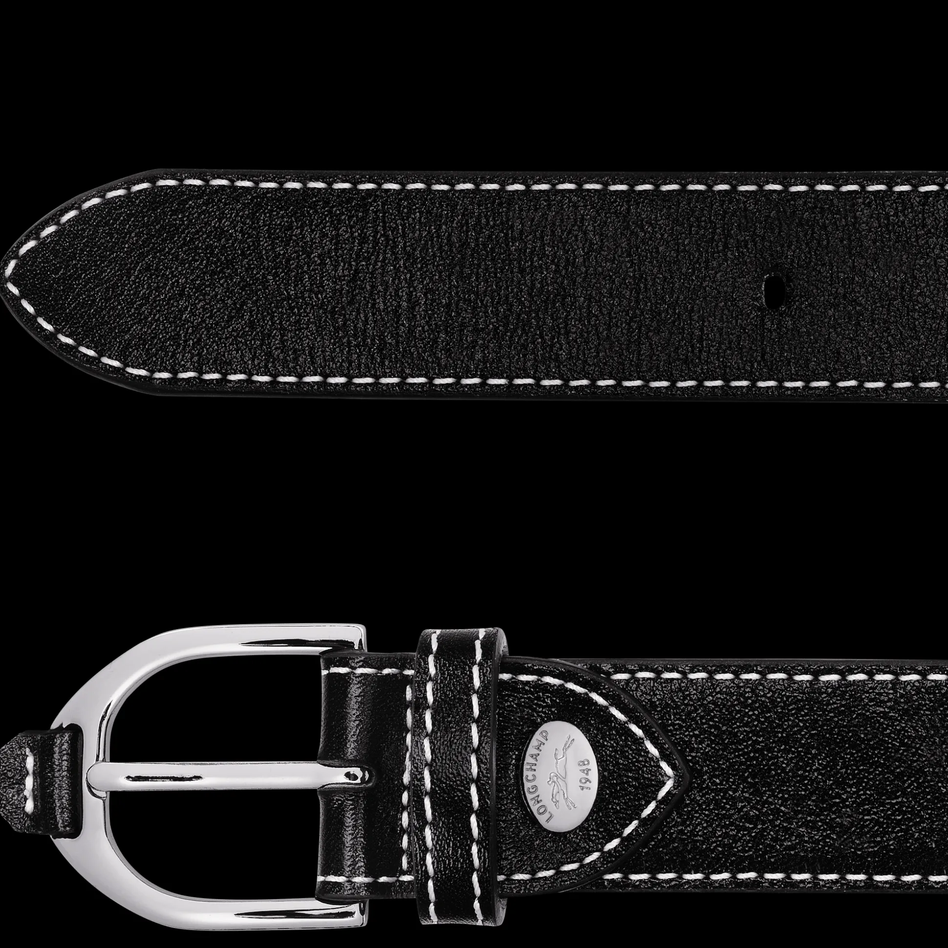 cintura_da_donna_longchamp_d_pelle__nero_2.webp Outlet Longchamp Cintura da donna 3D Pelle - Nero