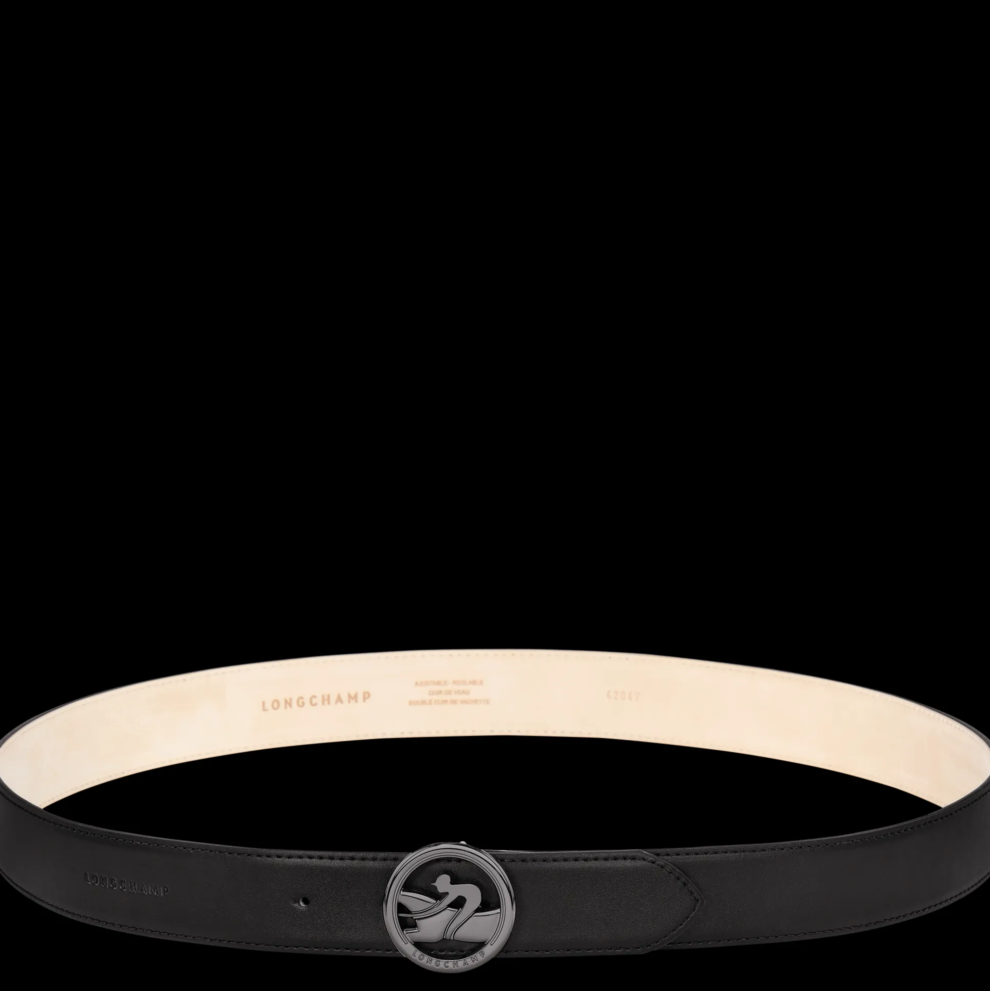 Best Sale Longchamp Cintura da uomo Nero