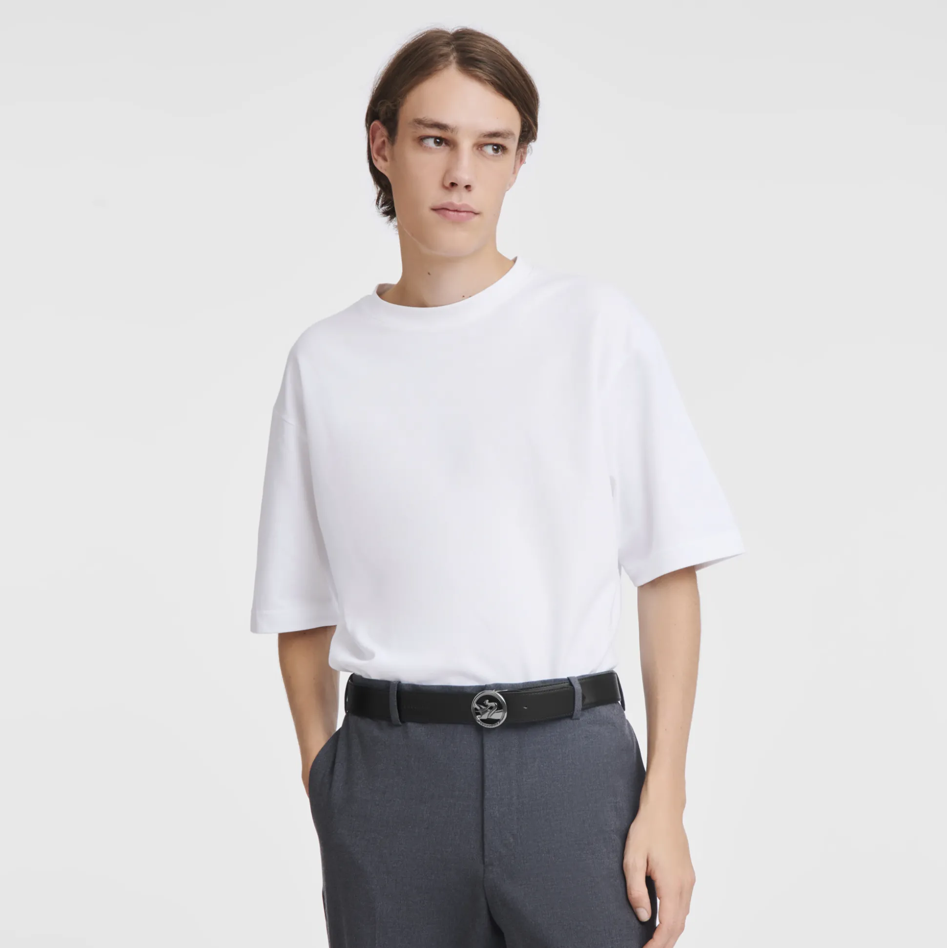 Best Sale Longchamp Cintura da uomo Nero