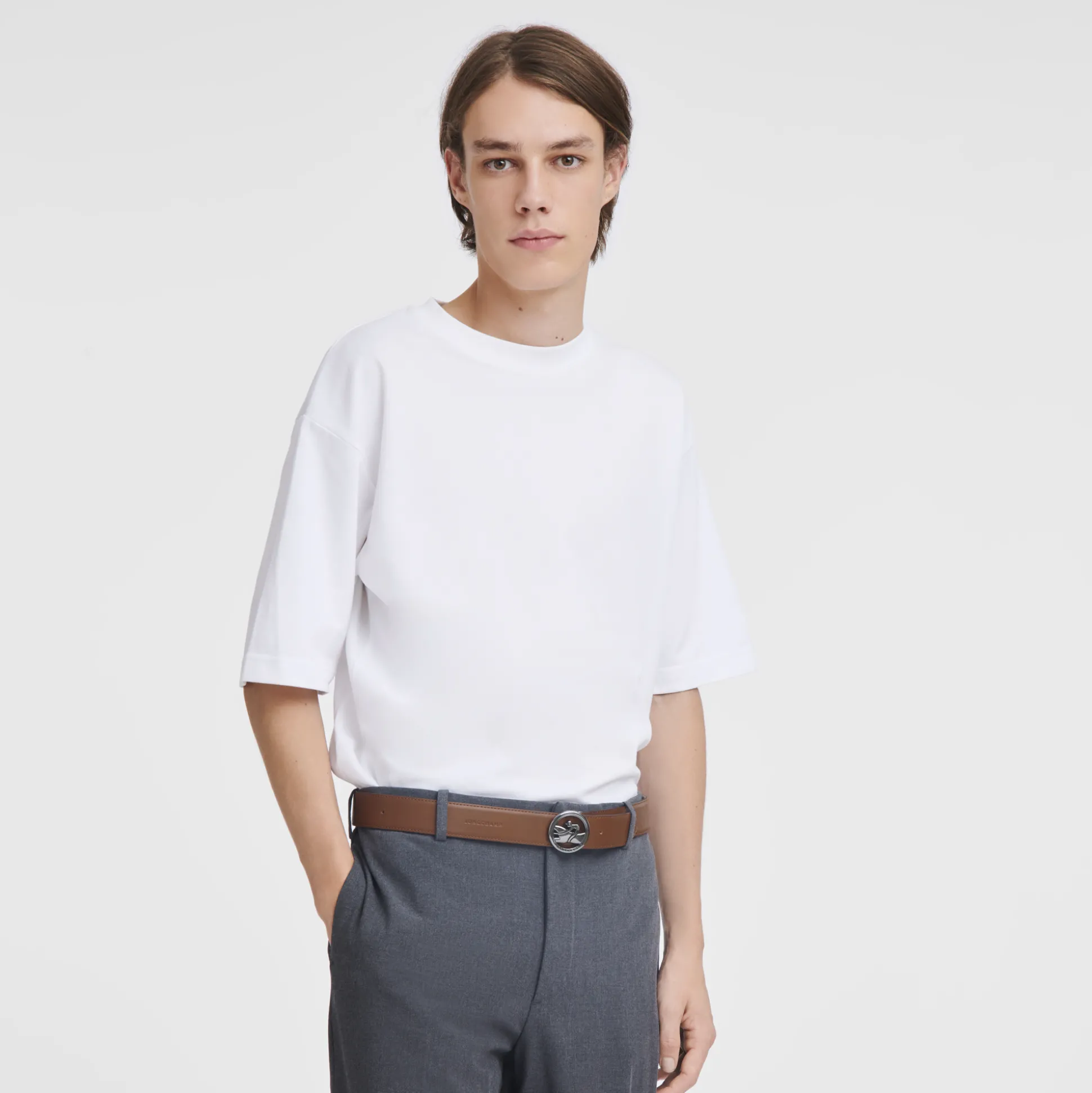 Store Longchamp Cintura da uomo Cognac