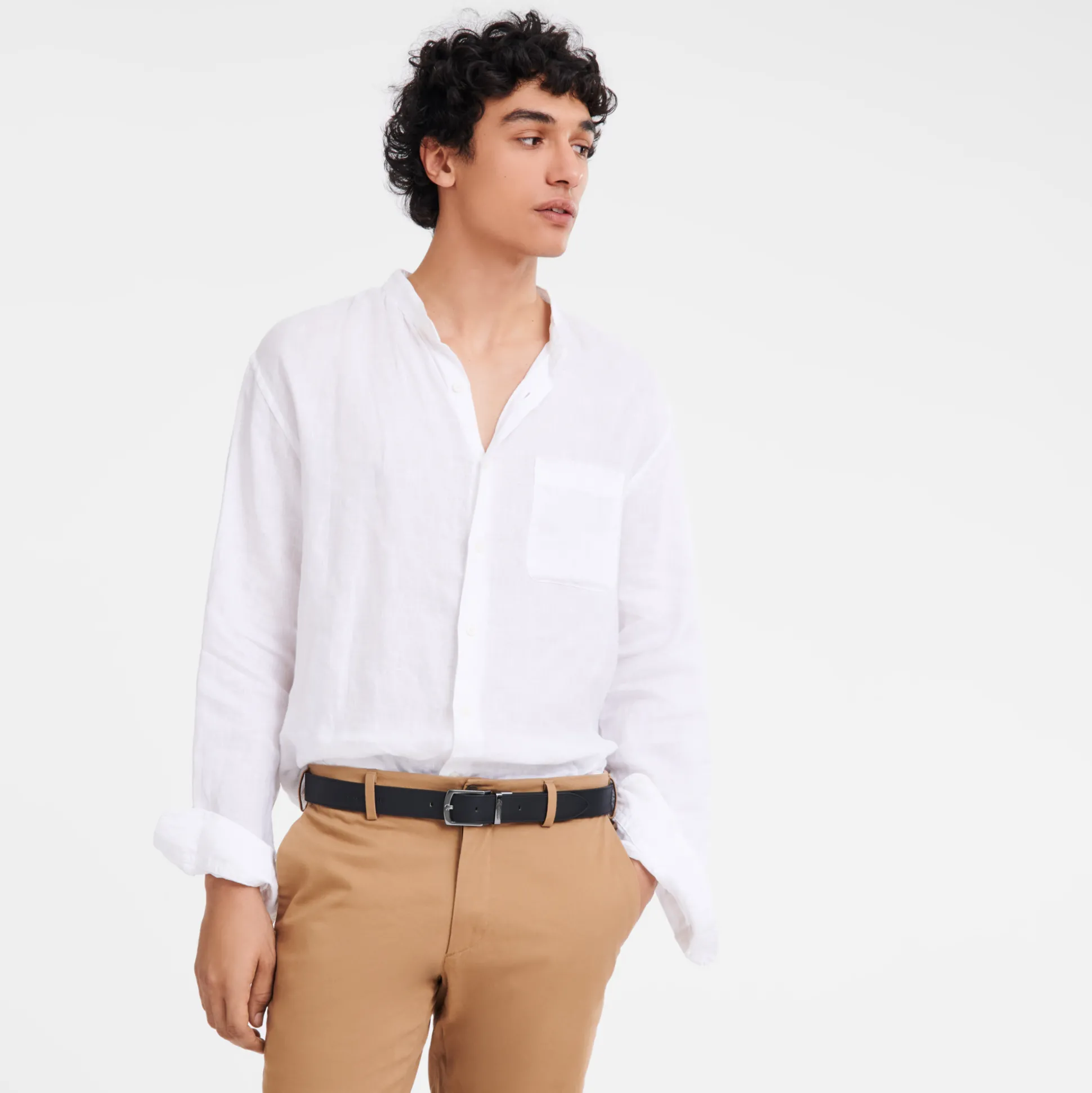 cintura_da_uomo_2-5.webp Online Longchamp Cintura da uomo Nero/Moka