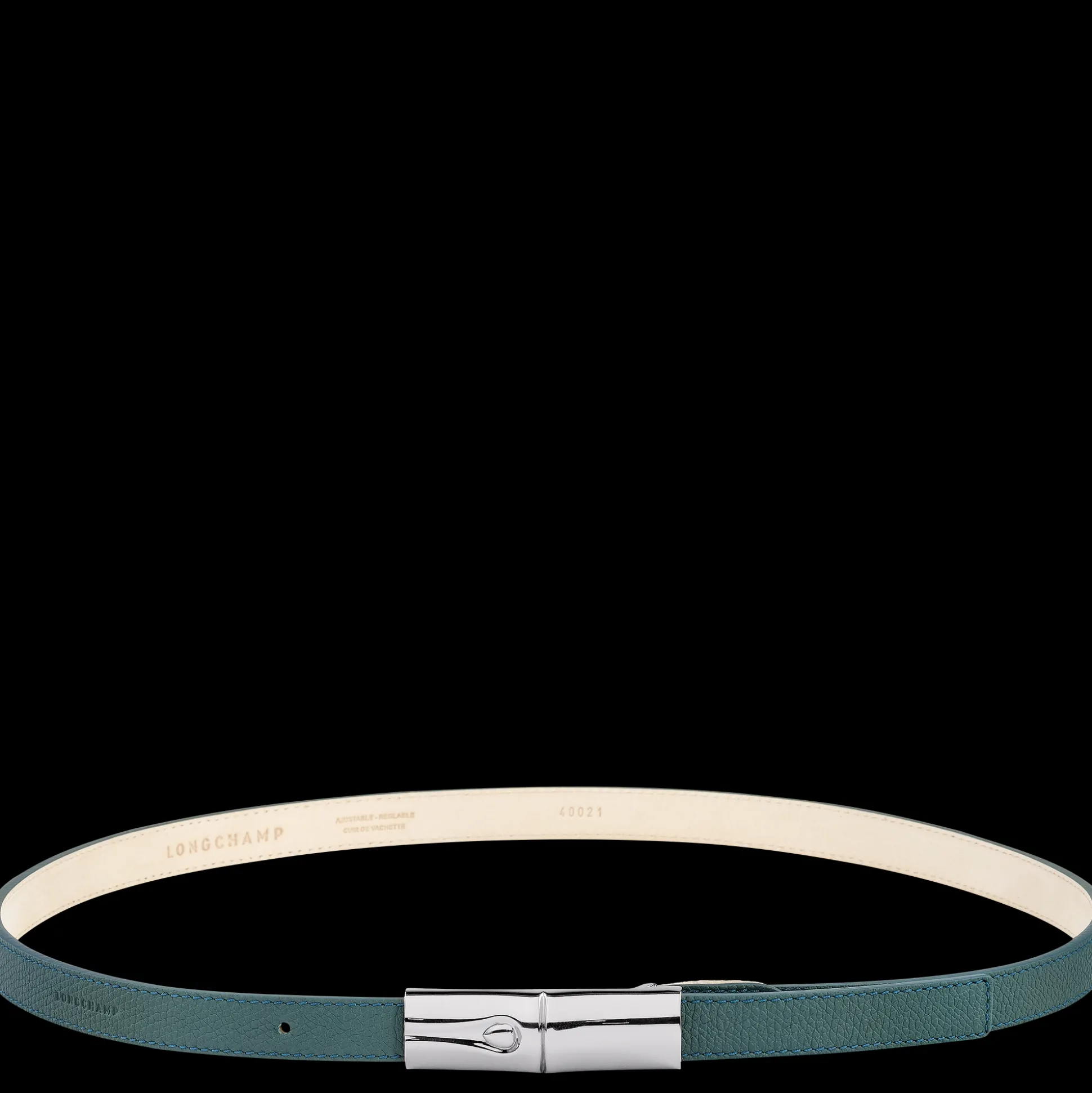 Cheap Longchamp Cinturón de mujer Le Roseau Pelle - Cedro