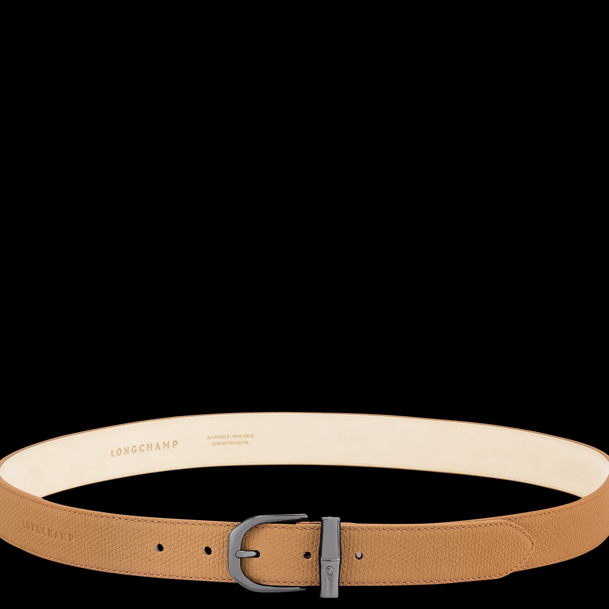 Cheap Longchamp Cinturón de mujer Le Roseau Pelle - Noce