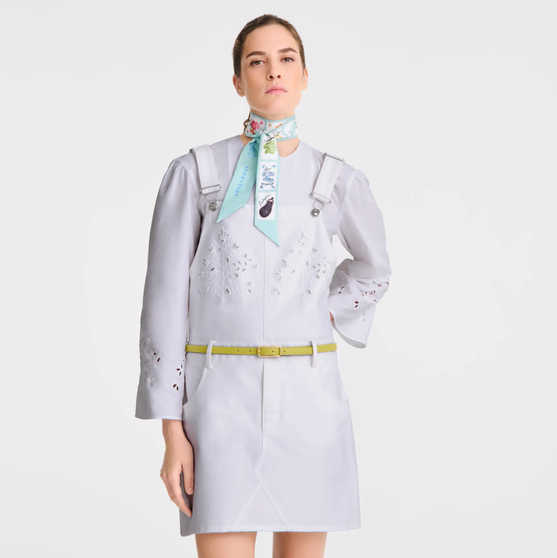 Flash Sale Longchamp Cinturón de mujer Épure Pelle - Verde Kiwi VerdeKiwi