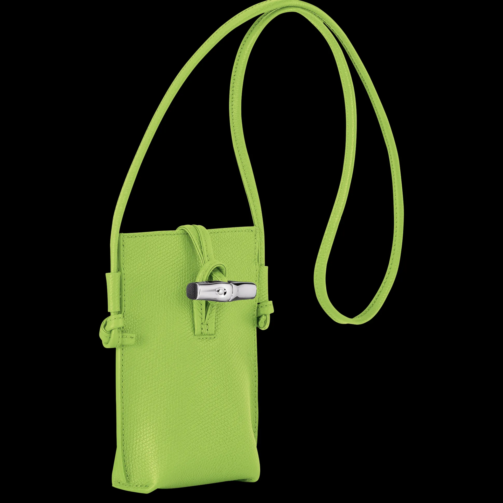 custodia_per_cellulare_con_laccio_in_cuoio_2-10.webp Cheap Longchamp Custodia per cellulare con laccio in cuoio Verde