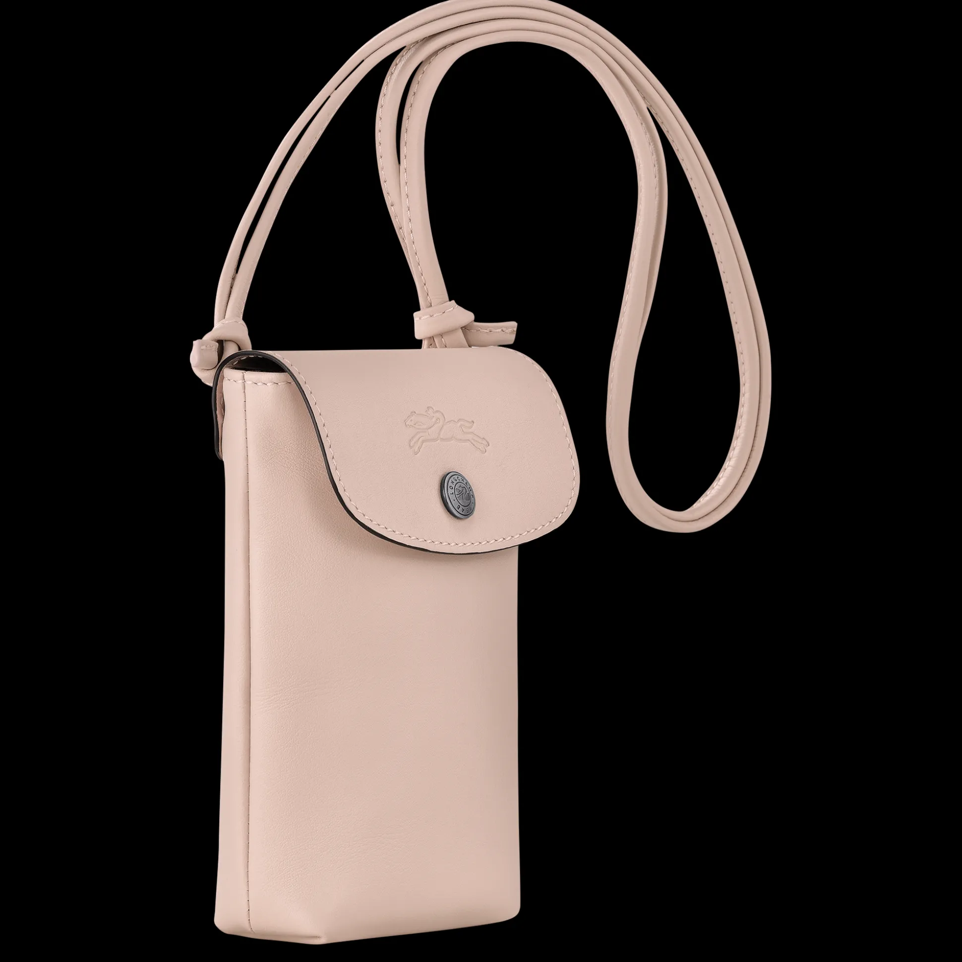 custodia_per_cellulare_con_laccio_in_cuoio_2-22.webp Shop Longchamp Custodia per cellulare con laccio in cuoio BeigePelle