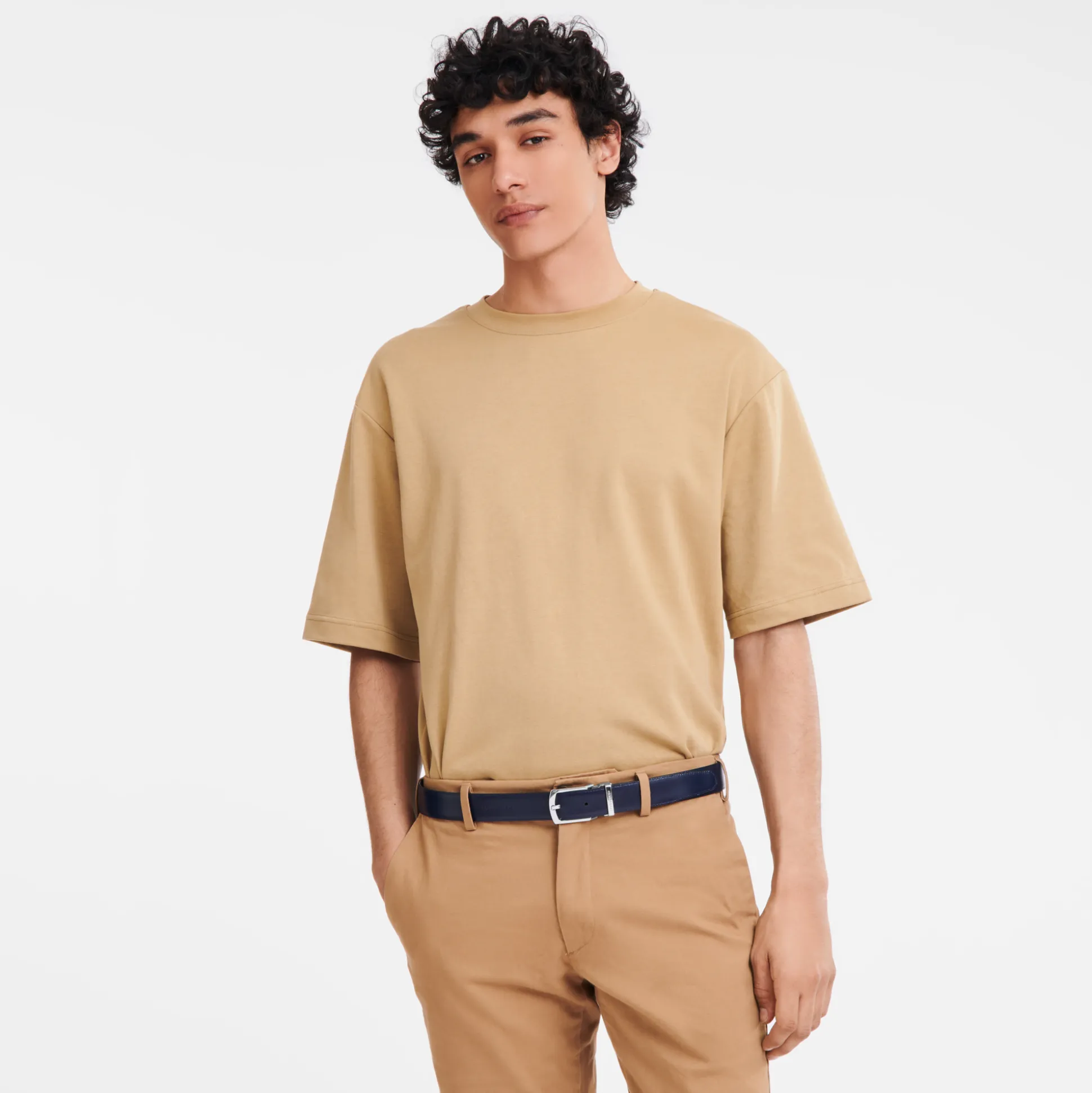 Discount Longchamp Delta Box Pelle - Nero/Marine