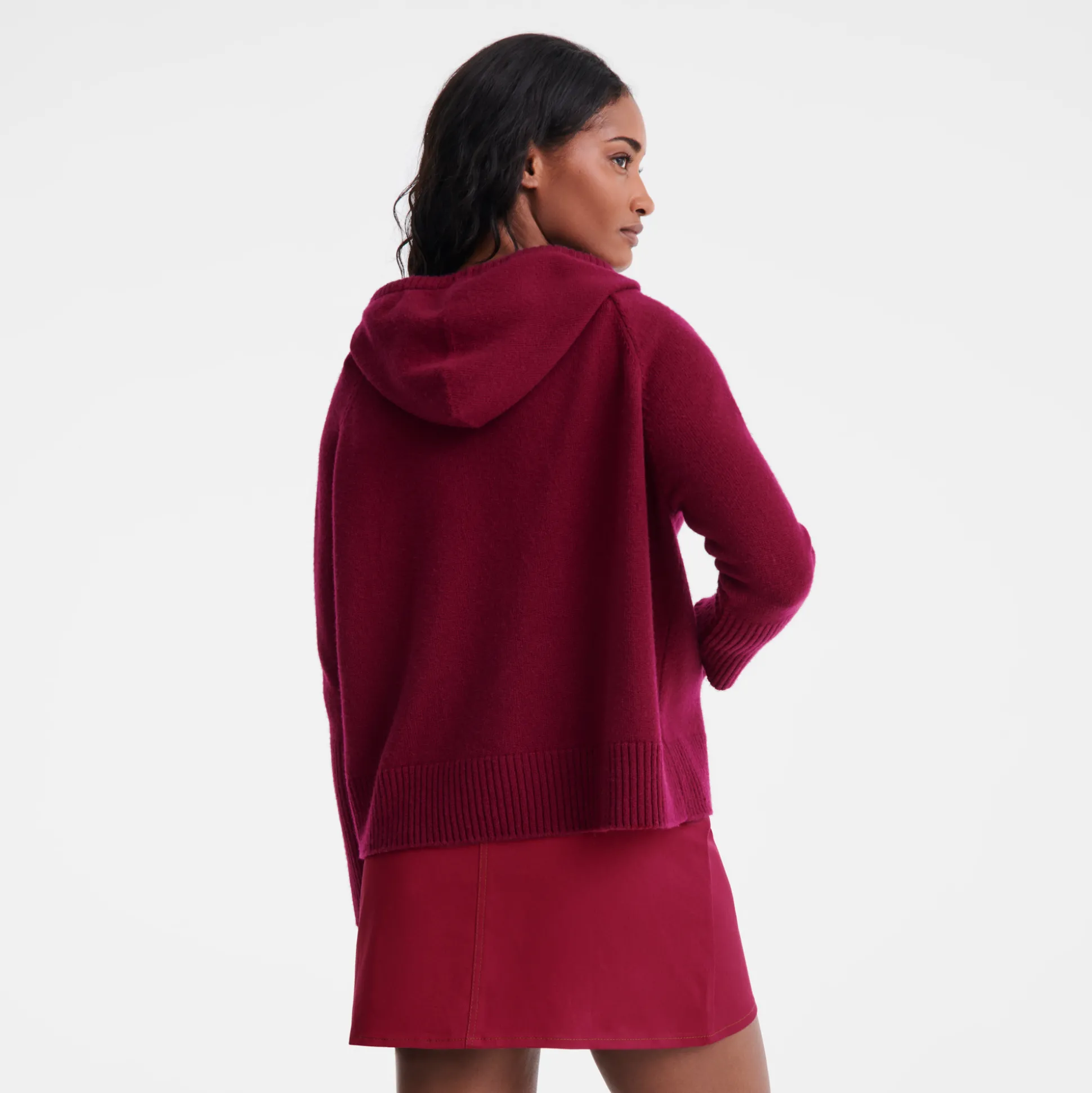 felpa_con_cappuccio_2-1.webp Clearance Longchamp Felpa con cappuccio Barbabietola