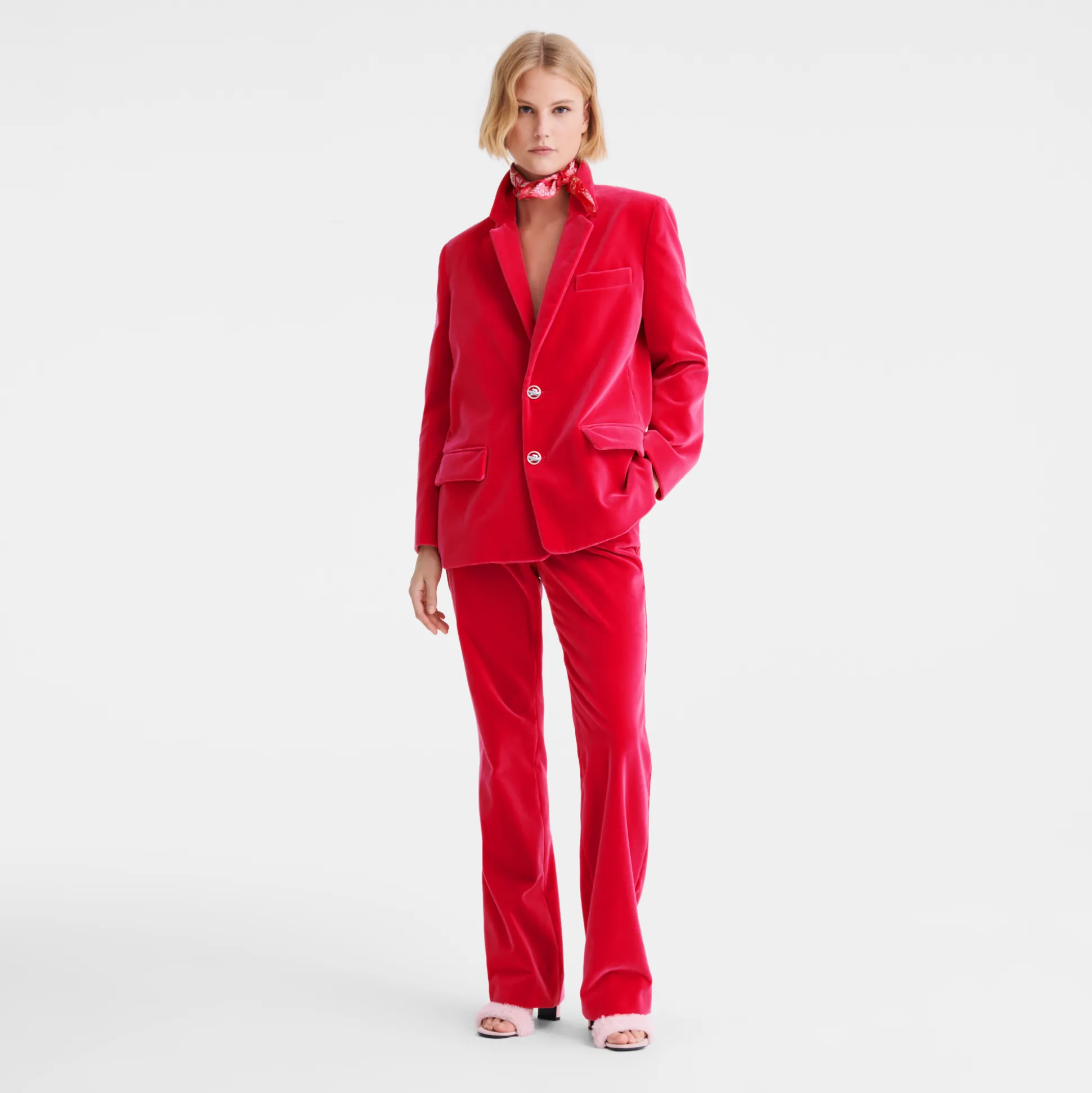 Shop Longchamp Giacca Rosa