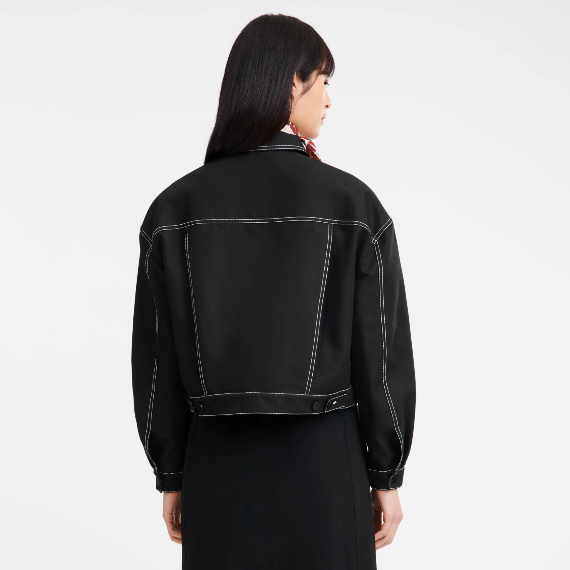 giacca_corta_con_impunture_2.webp Sale Longchamp Giacca corta con impunture Nero