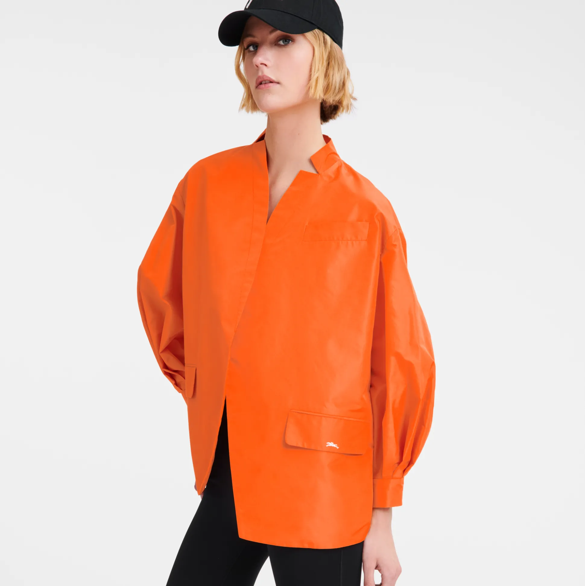 giacca_kimono_3-5.webp Sale Longchamp Giacca kimono Arancio