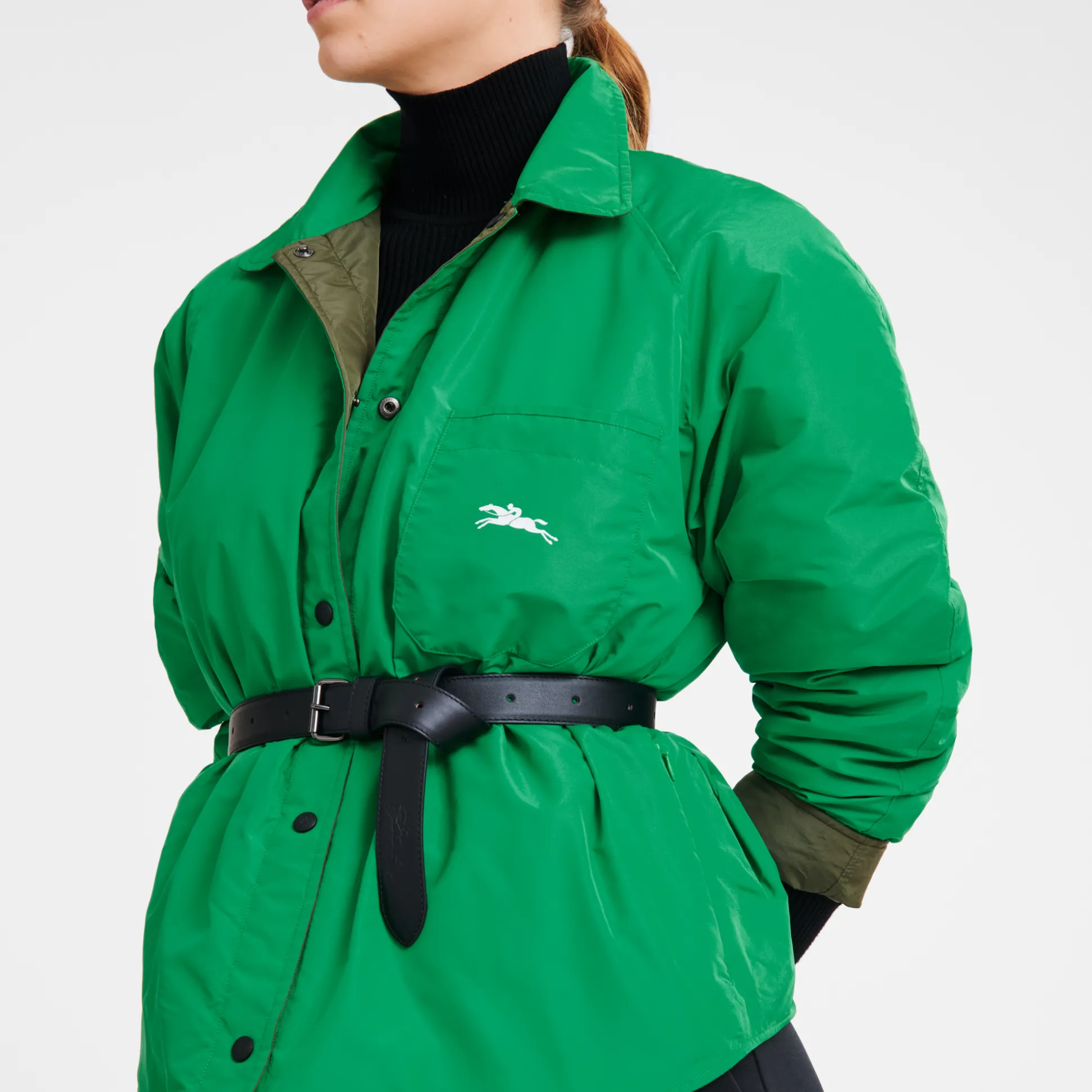 giubbotto_imbottito_4.webp Store Longchamp Giubbotto imbottito Kaki/Verde